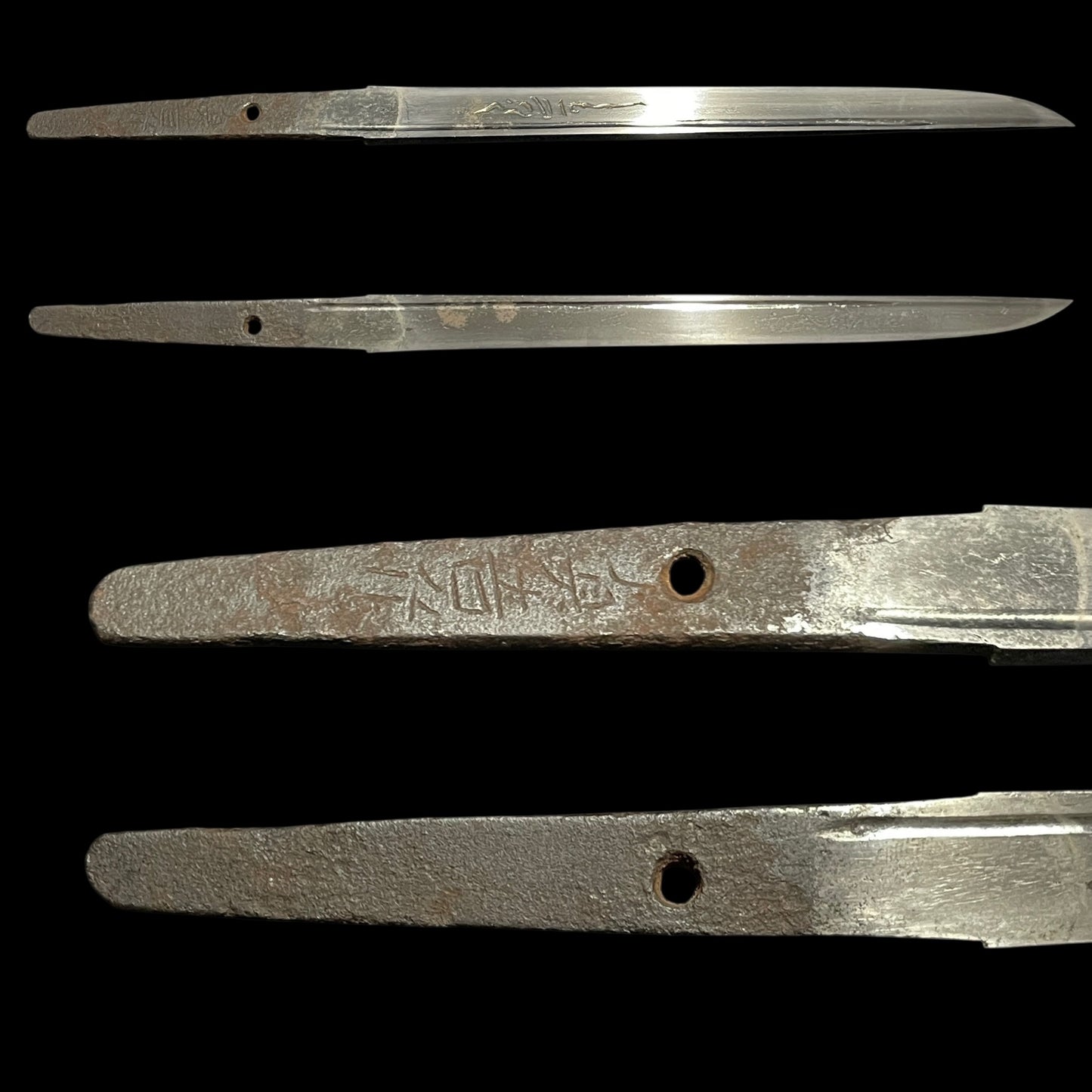 YOROIDOSHI in Shirasaya, Sadayoshi 貞吉 signed, Bonji 梵字 Horimono, Muromachi era