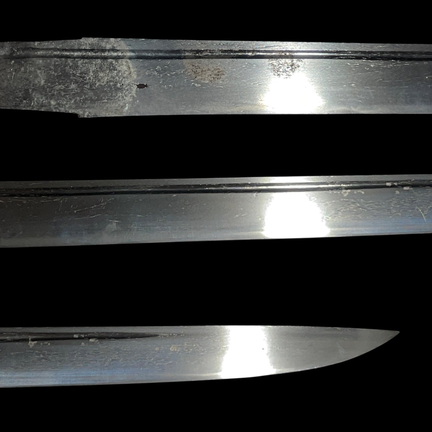 YOROIDOSHI in Shirasaya, Sadayoshi 貞吉 signed, Bonji 梵字 Horimono, Muromachi era