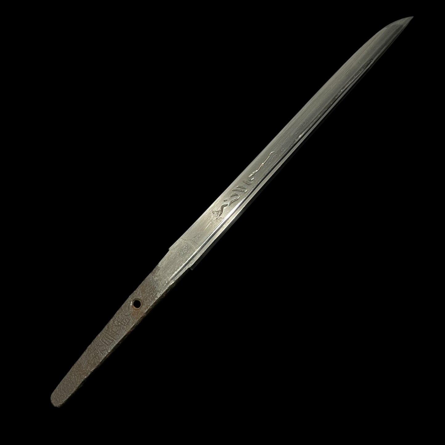 YOROIDOSHI in Shirasaya, Sadayoshi 貞吉 signed, Bonji 梵字 Horimono, Muromachi era