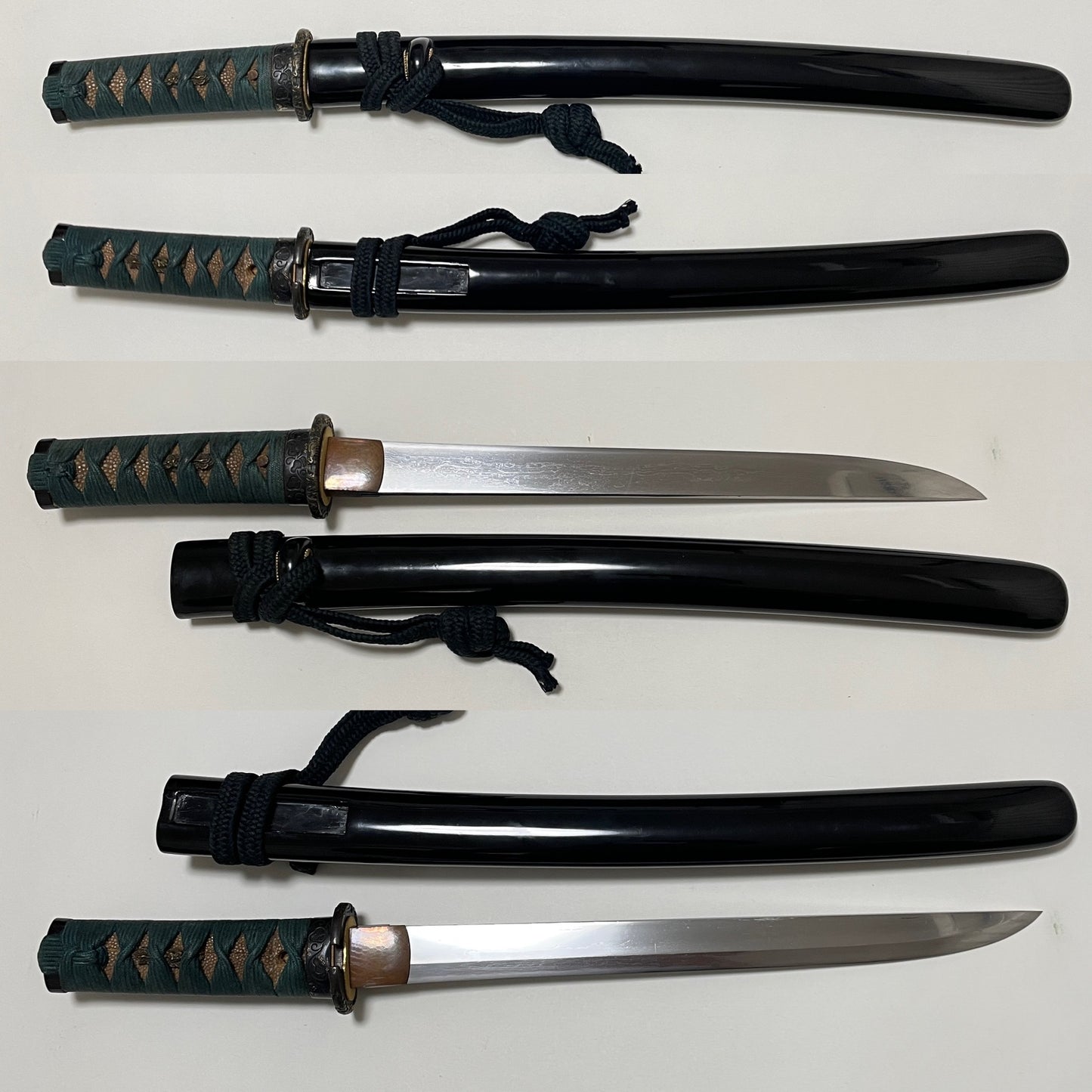 KATAKIRIHA-ZUKURI 片切刃造 HADAMONO 肌物 Tanto, Uda Kunimune 宇多国宗 signed