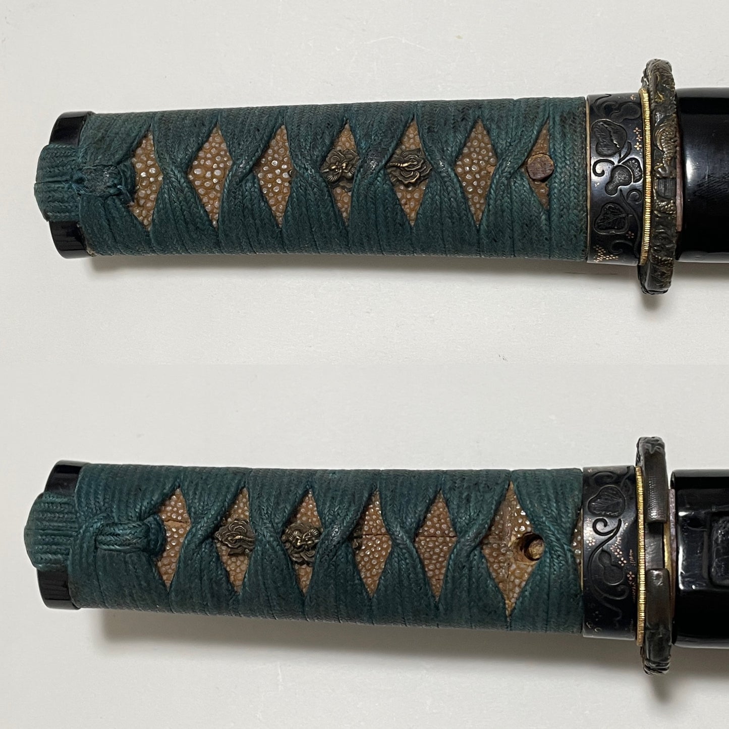 KATAKIRIHA-ZUKURI 片切刃造 HADAMONO 肌物 Tanto, Uda Kunimune 宇多国宗 signed