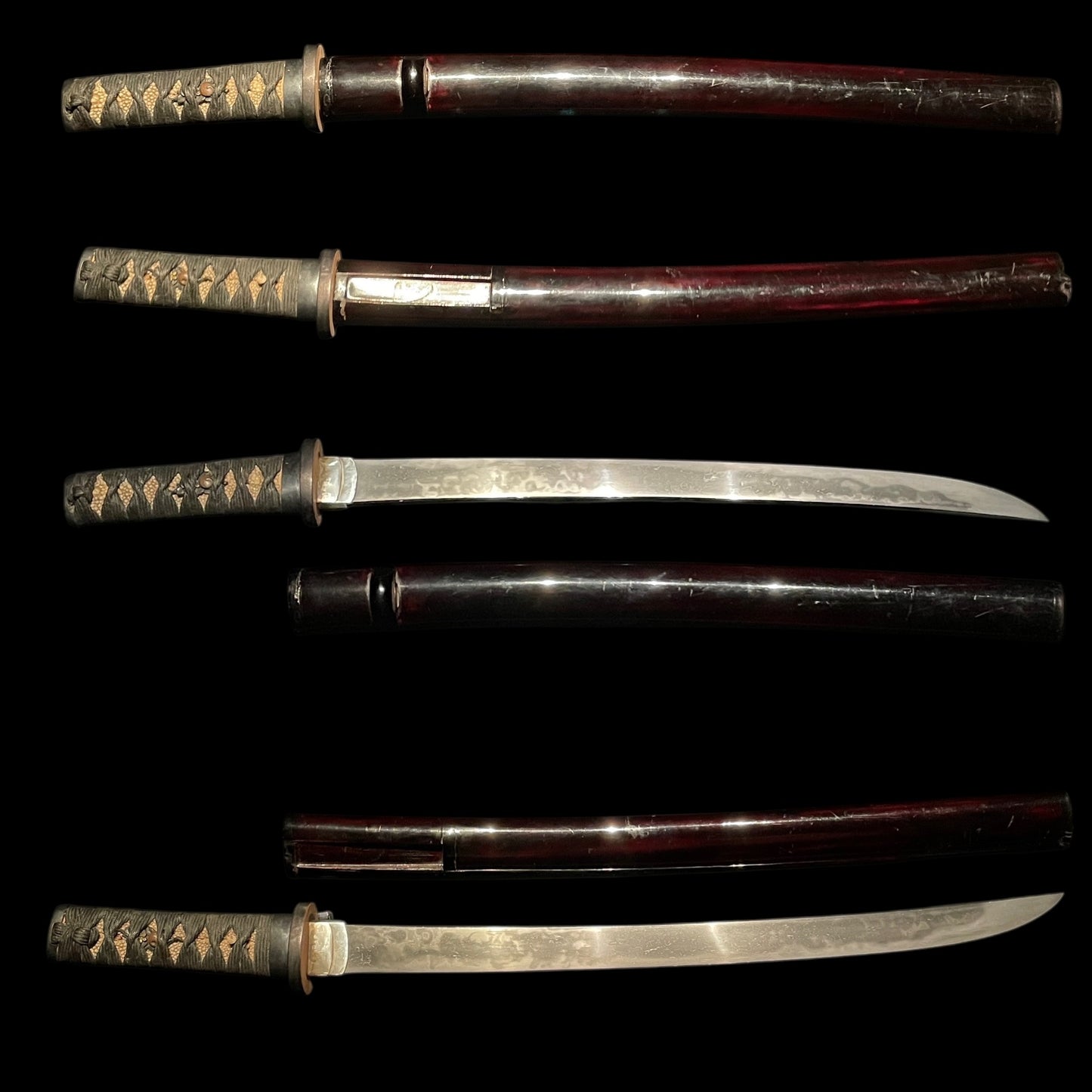 HITATSURA 皆焼 Hirazukuri-Wakizashi 平造脇差, Tsunahiro 綱広 with Certificate