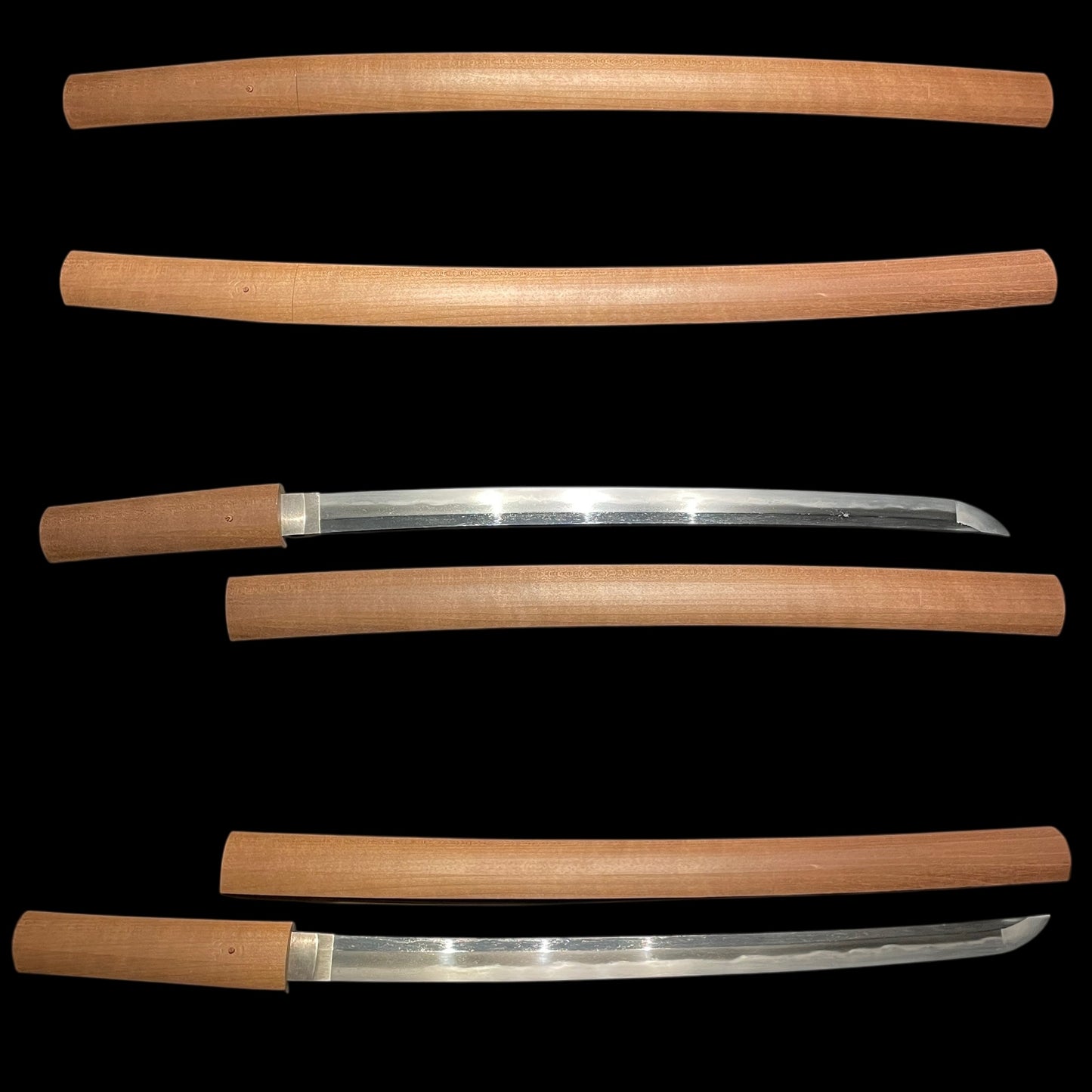 Aranie 荒煮え Midareba 乱れ刃 WAKIZASHI, Edo period mumei