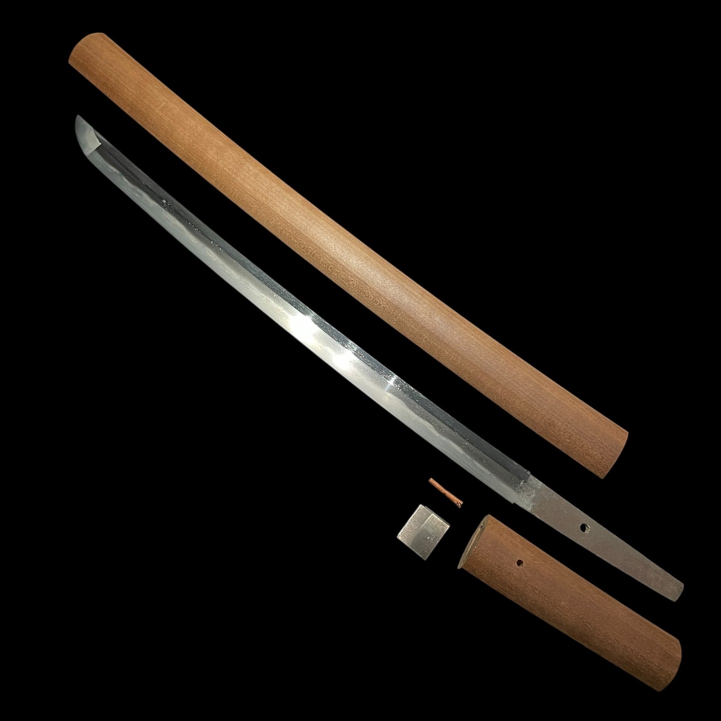 Aranie 荒煮え Midareba 乱れ刃 WAKIZASHI, Edo period mumei