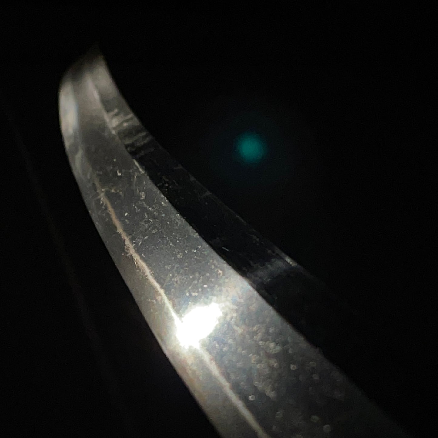 Brass Fittings Black KATANA, Heavy blade, Suguha 直刃, Edo period mumei