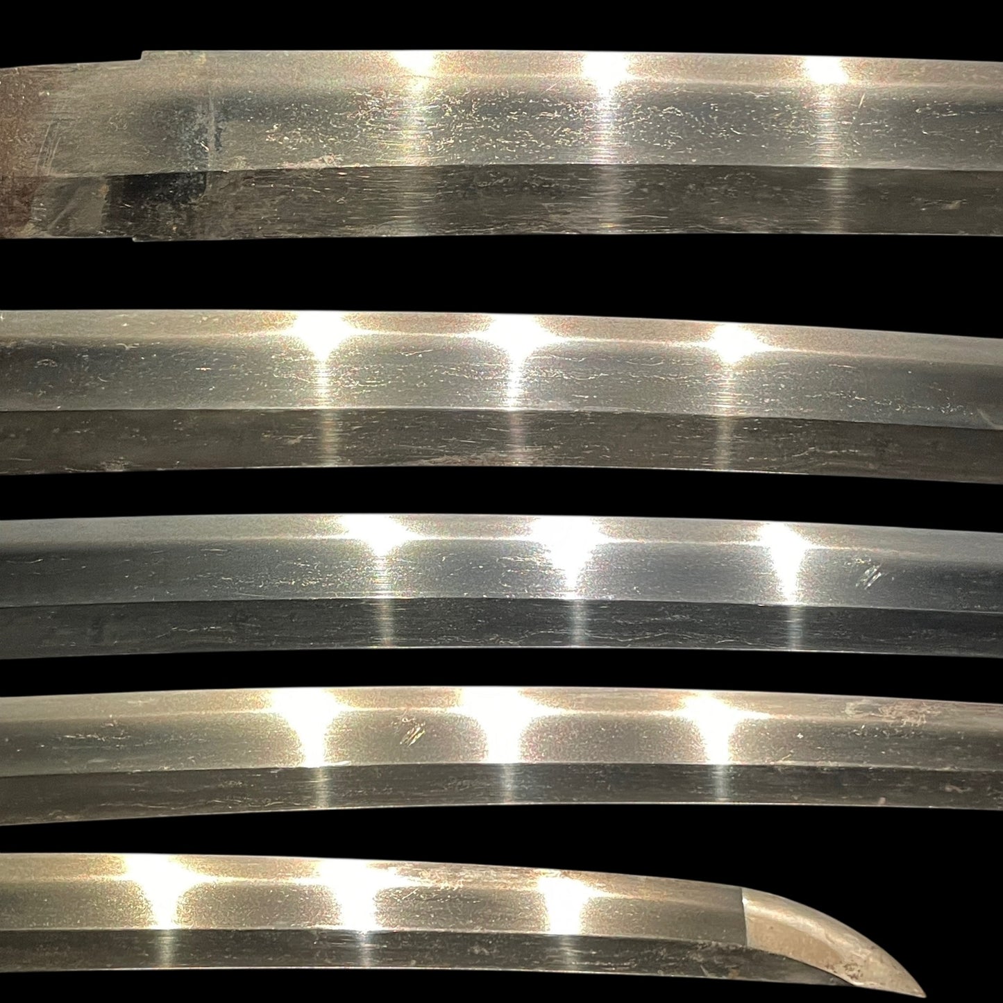 Landscape Fuchikashira 風景図縁頭, Oozori Wakizashi,  Signed Tsuba, Kashu Habaki