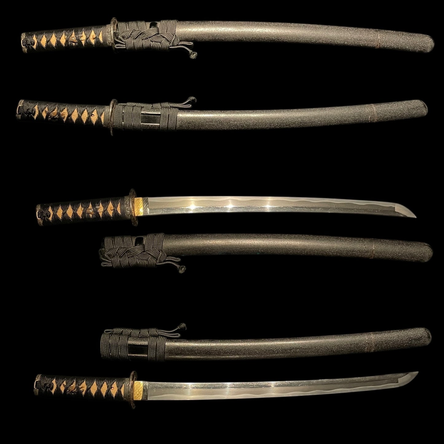 Dragon Fittings WAKIZASHI, Edo period mumei, with Shirasaya