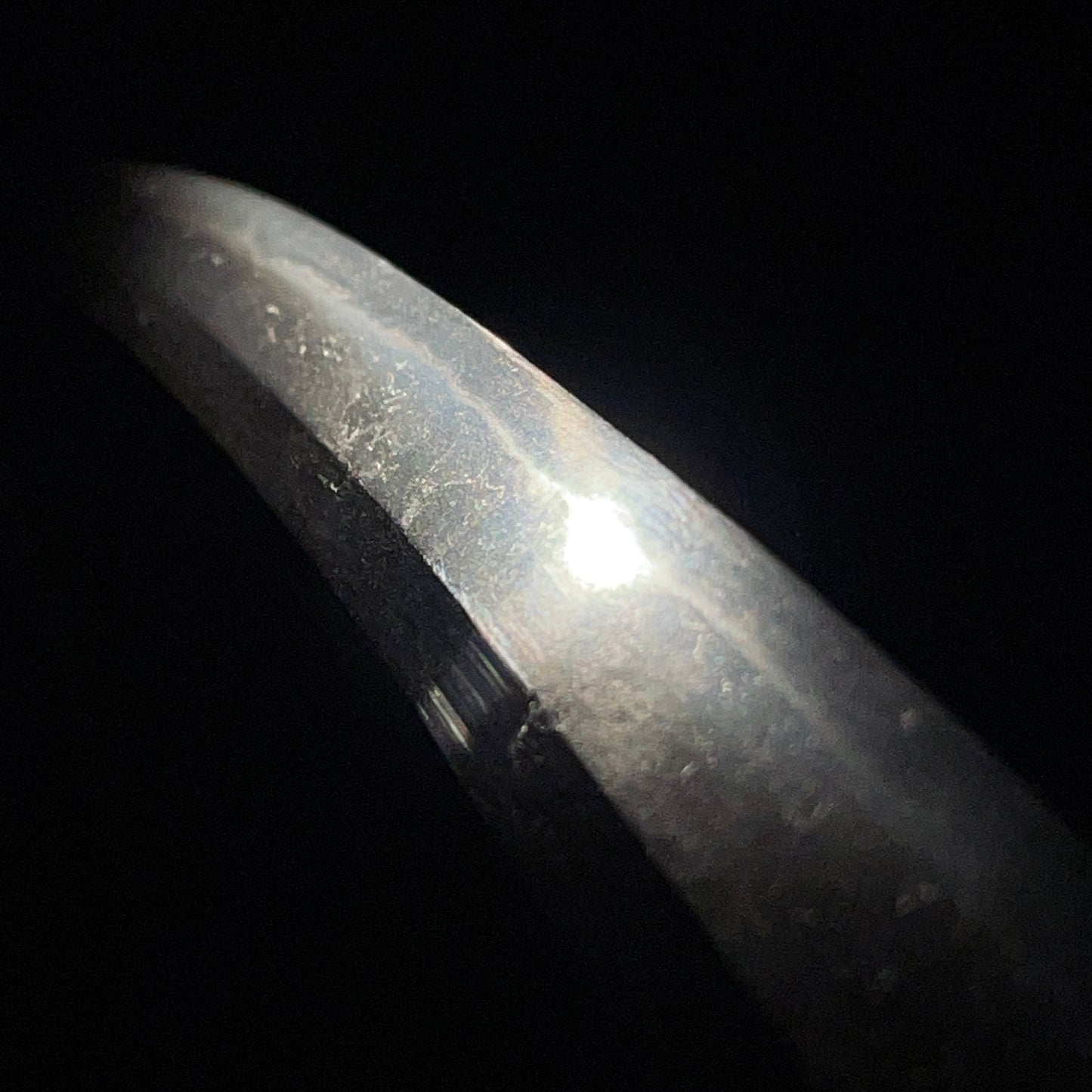 Kairagisaya 梅花皮鞘 Rayskin Scabbard WAKIZASHI, Persimmon Tsuba 柿透鍔, Edo period