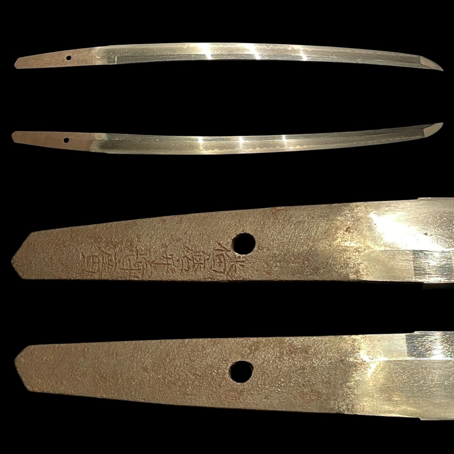 Harimanokami Teruhiro 播磨守輝廣 signed WAKIZASHI, Hamano shozui 濱野政随 Fuchi