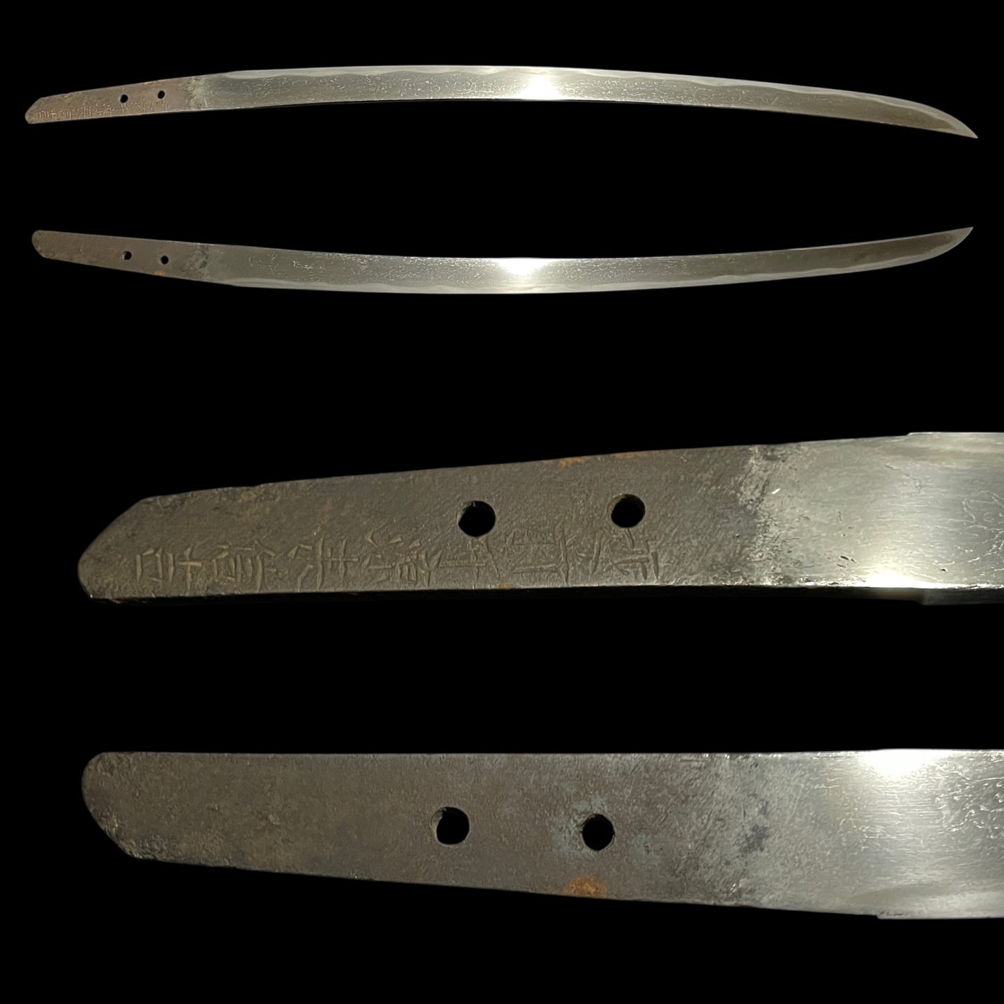 Long Hirazukuri Wakizashi, Echizennokami Minamoto Rai Nobuyoshi signed, Edo period