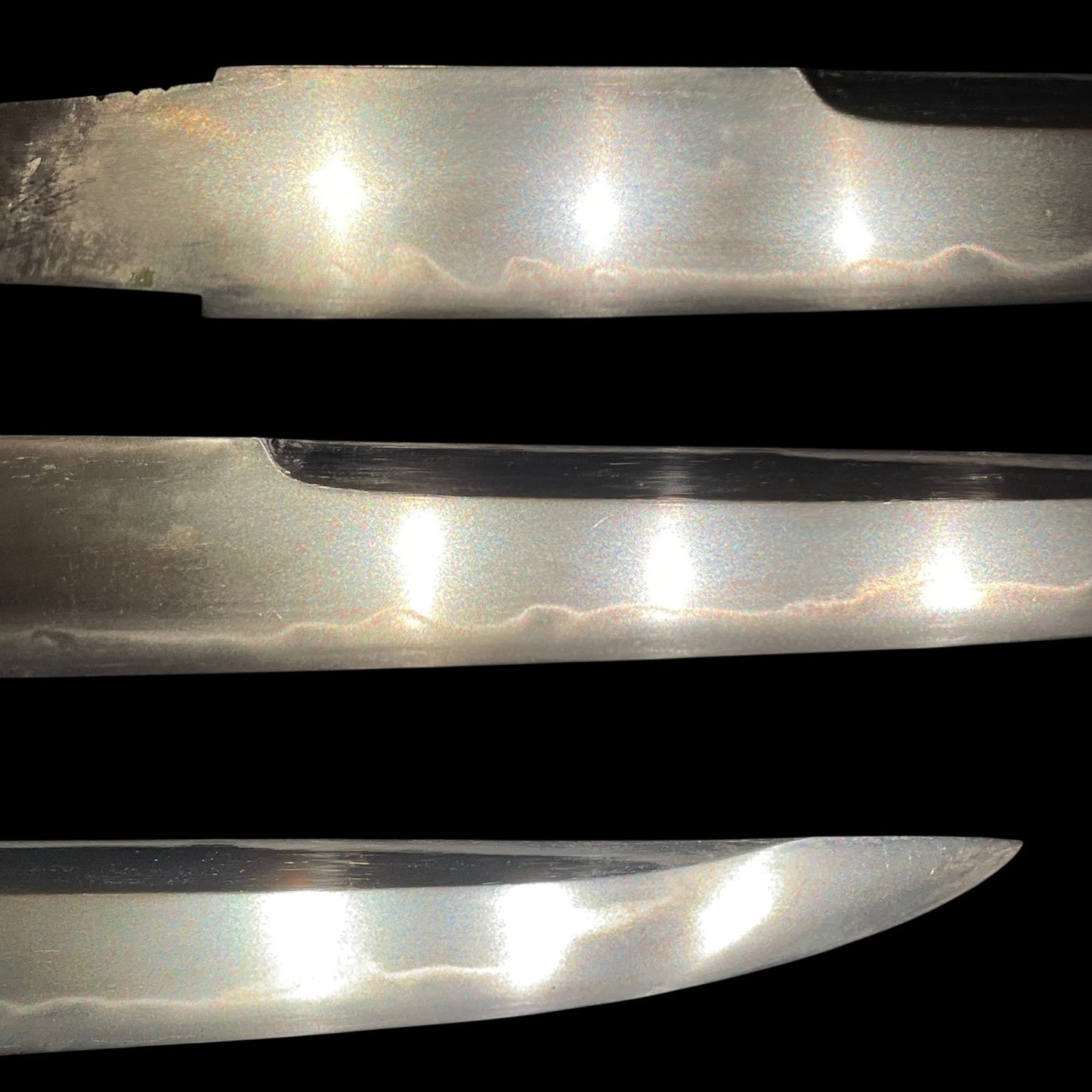 Matsushiro Style Unokubi TANTO, with Kogai, Edo period mumei