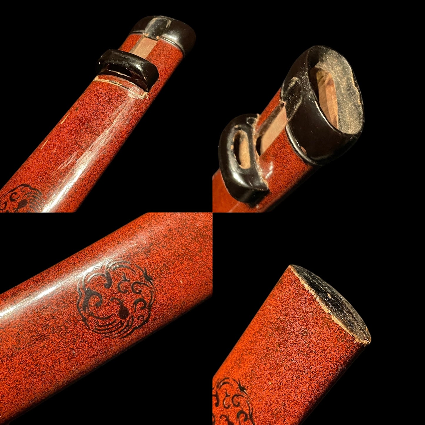 Matsushiro Style Unokubi TANTO, with Kogai, Edo period mumei