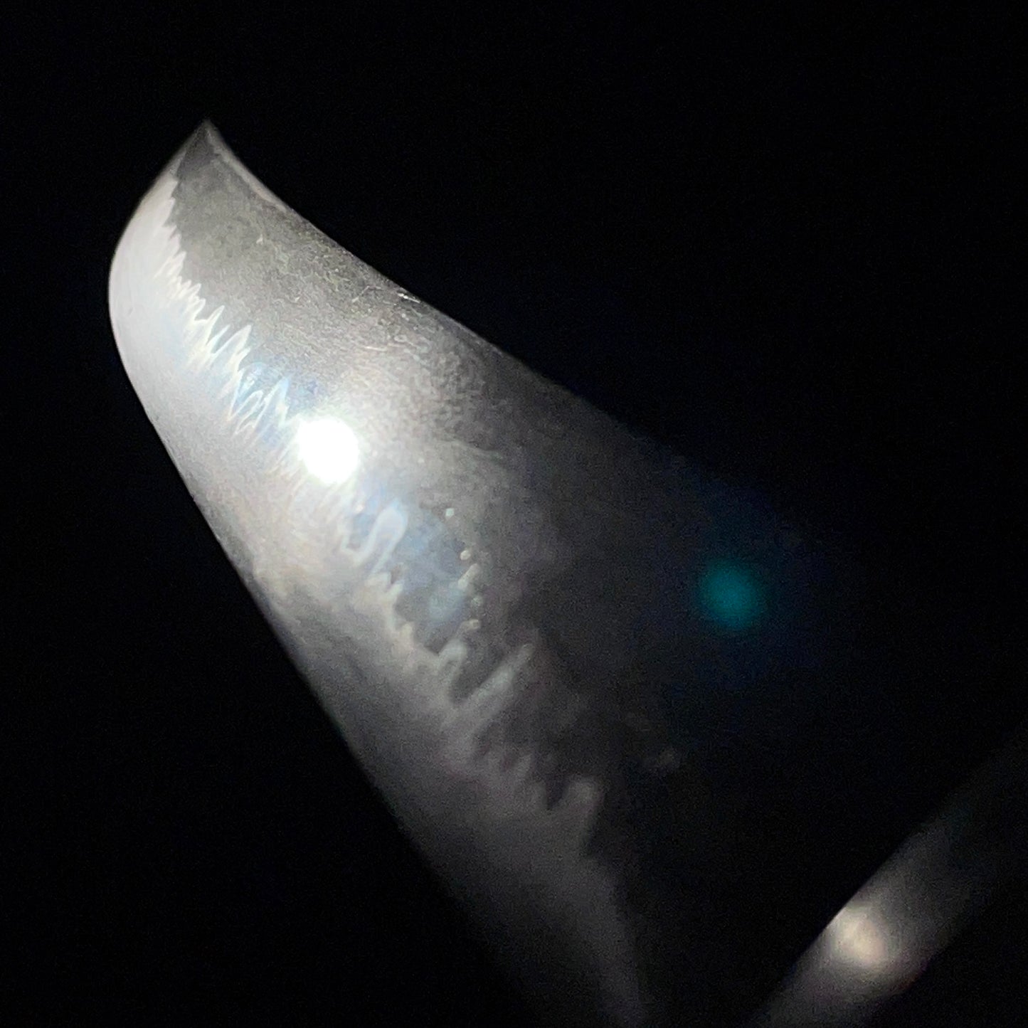 ONIBOCHO 鬼包丁 Hirazukuri Wakizashi, Very Wide Blade, Toranba 濤乱刃, Edo period