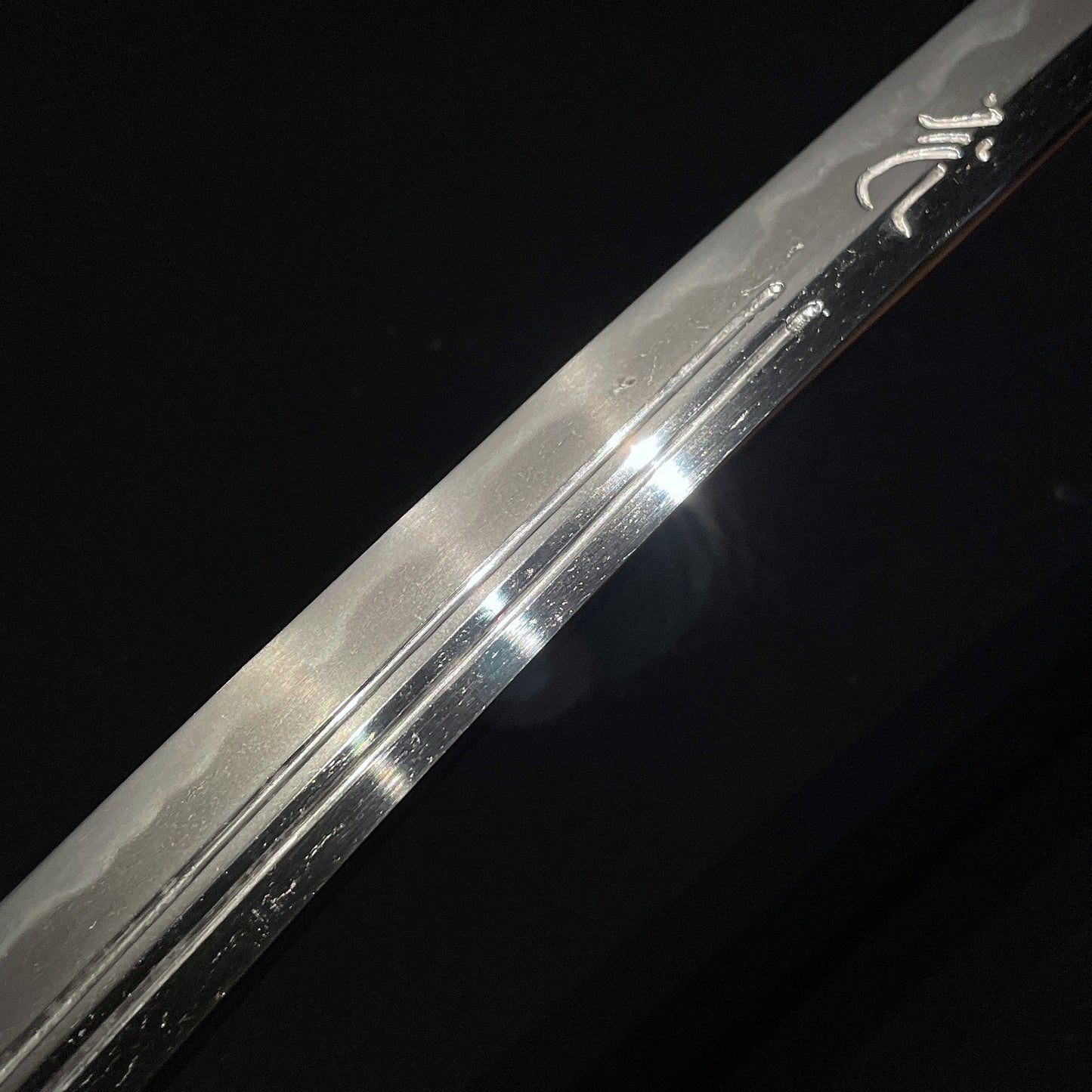 Tanbanokami Terukado 丹波守照門 signed Long Wakizashi, HORIMONO 彫物, Edo period