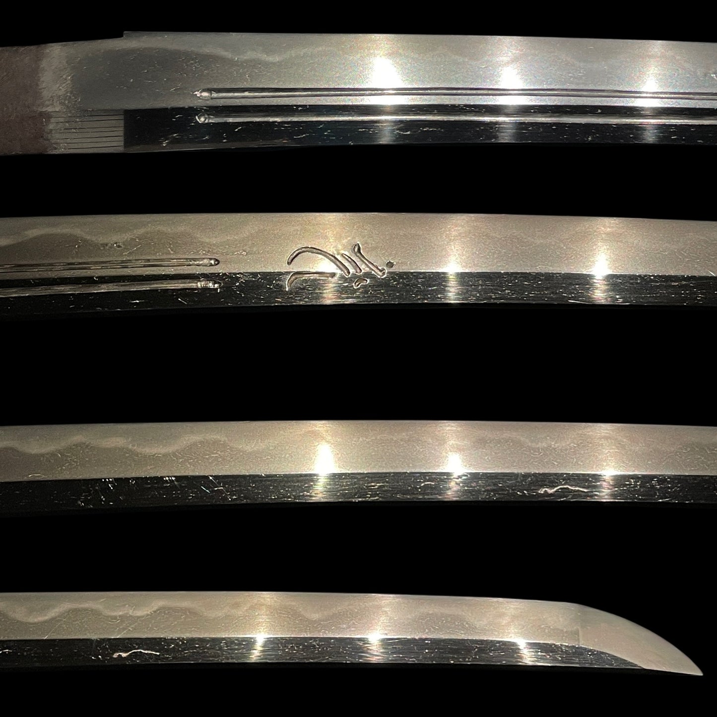 Tanbanokami Terukado 丹波守照門 signed Long Wakizashi, HORIMONO 彫物, Edo period