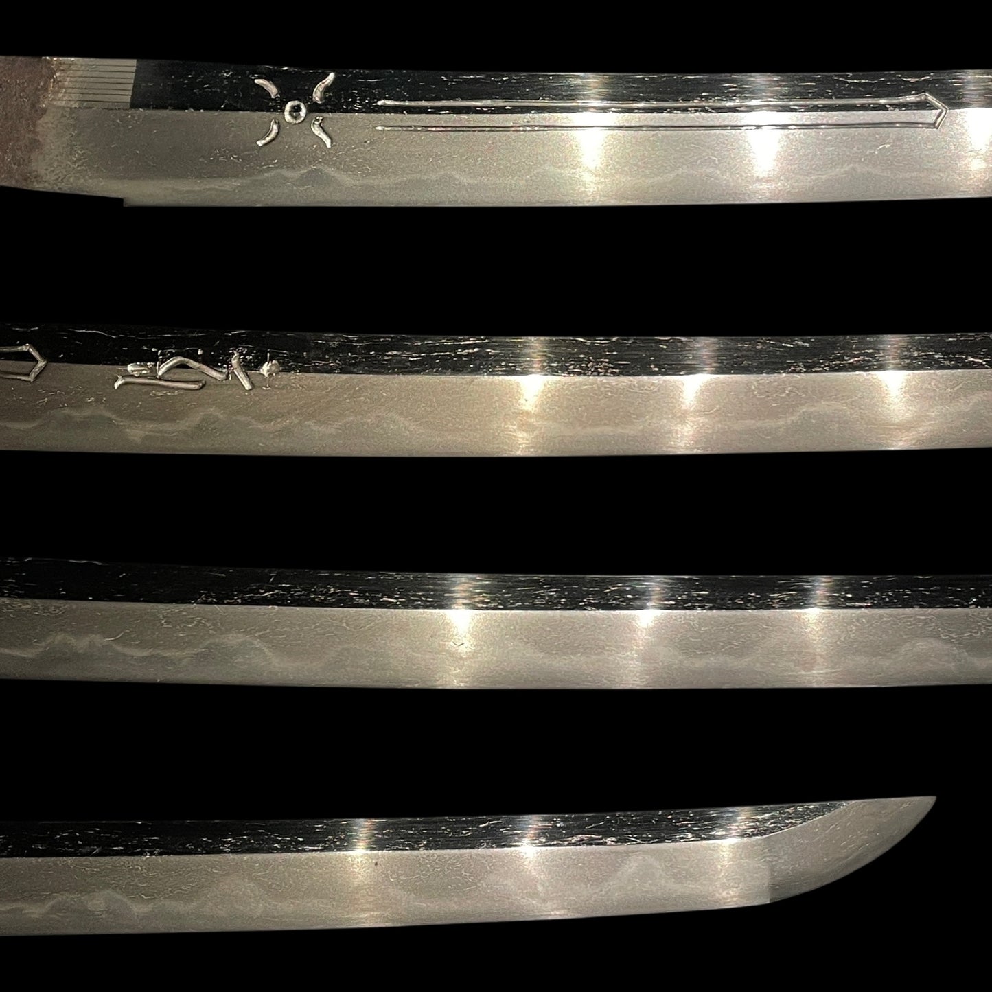 Tanbanokami Terukado 丹波守照門 signed Long Wakizashi, HORIMONO 彫物, Edo period