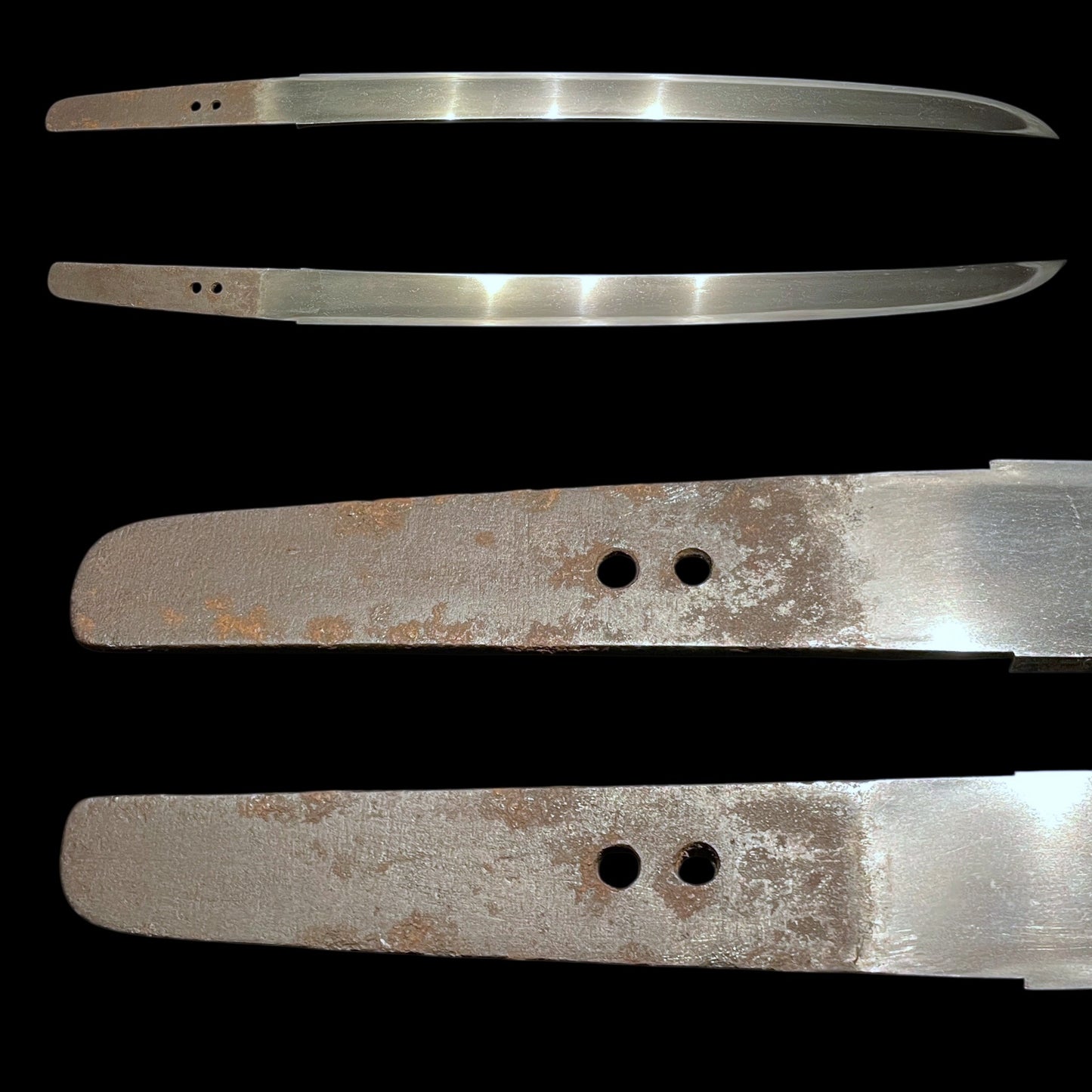 Hirazukuri Wakizashi, Yajiri Menuki, Choshuju Yuken signed TSUBA, with Shirasaya