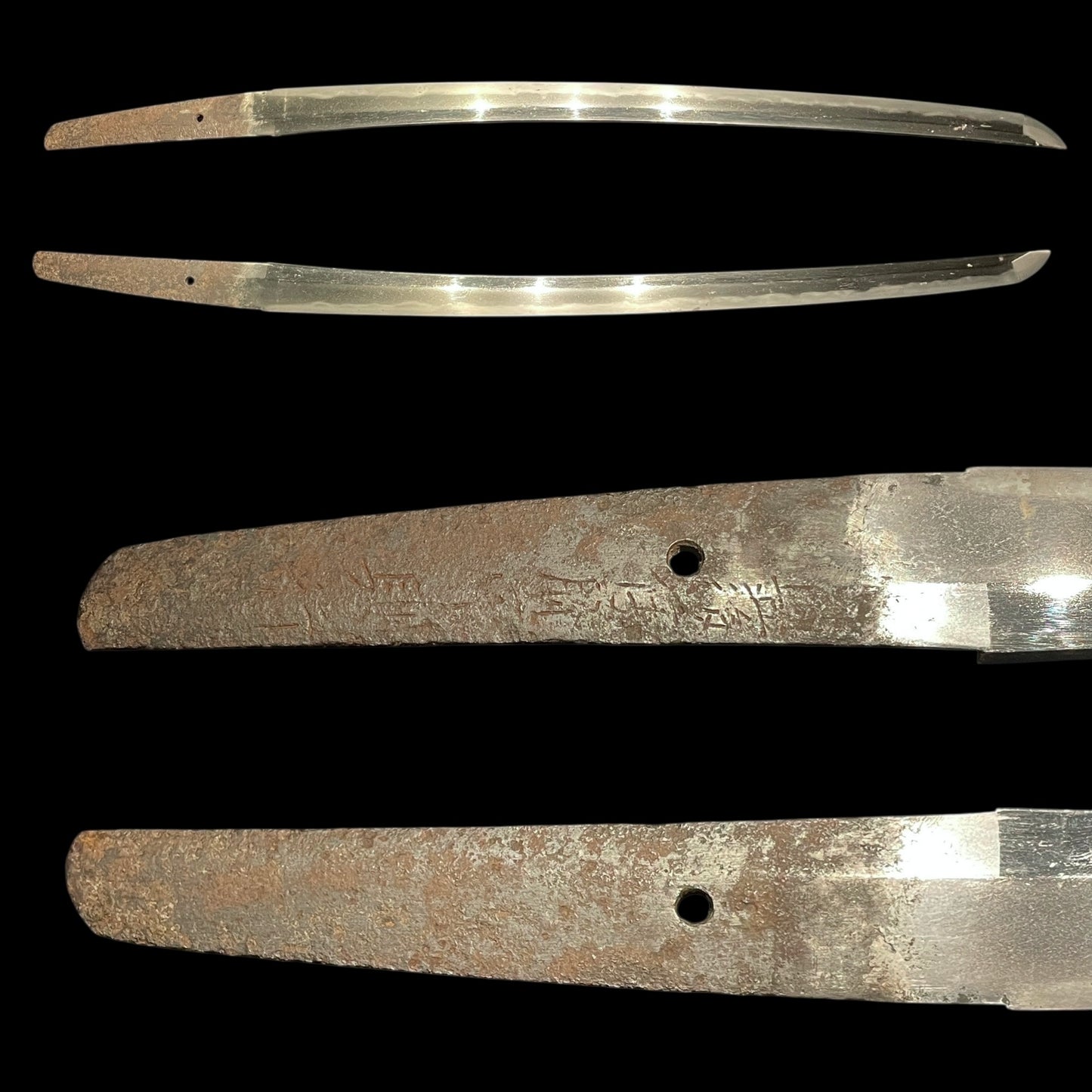 Bungoju Fujiwara Noriyuki 豊後住藤原則行 signed Very Heavy Wakizashi, Early Edo period