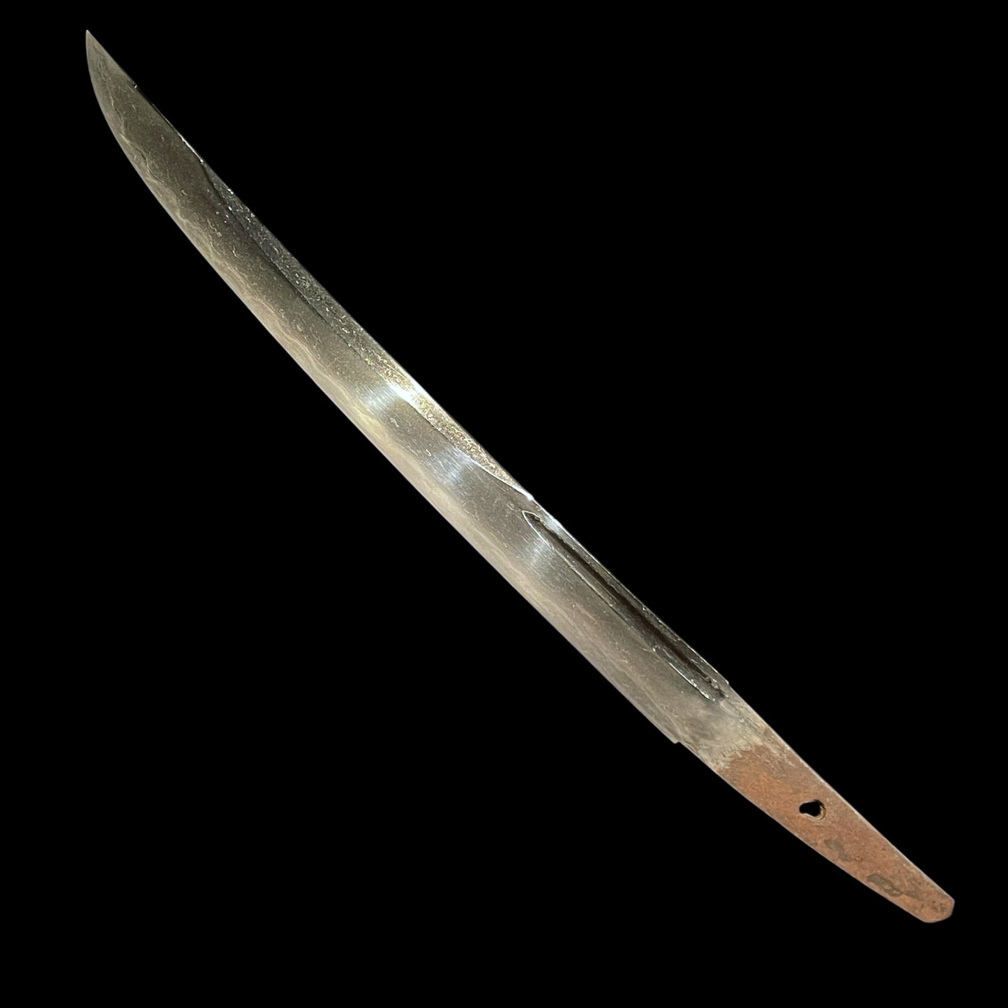 Red Unokubi Tanto, Pine needles Fuchikashira 松葉縁頭, Grasshopper Tsuab 飛蝗鍔