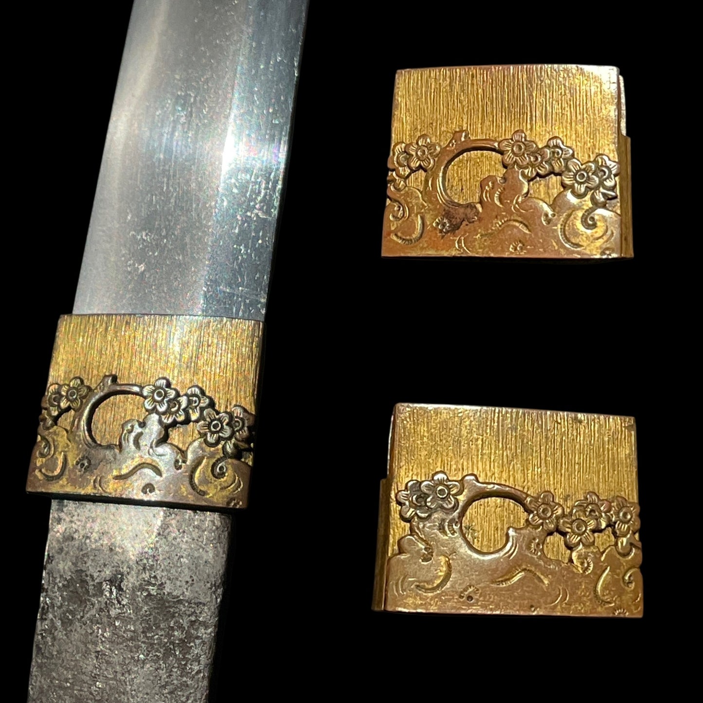 Top quality Habaki, Gunomemidare 互目乱 Hamon, Long Wakizashi, Muromachi period