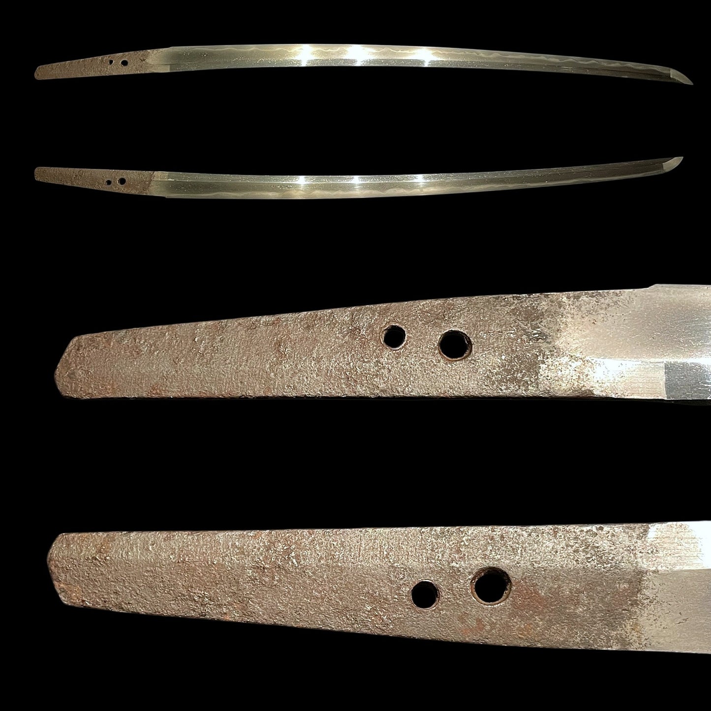 Top quality Habaki, Gunomemidare 互目乱 Hamon, Long Wakizashi, Muromachi period