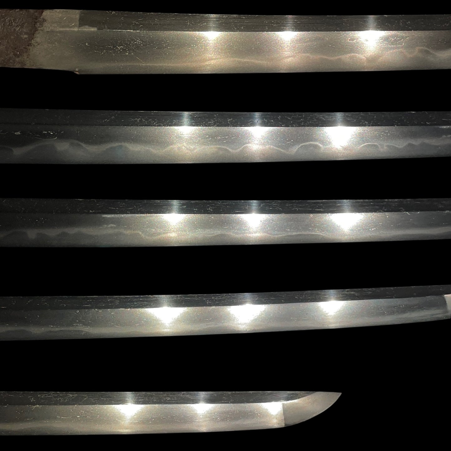 Top quality Habaki, Gunomemidare 互目乱 Hamon, Long Wakizashi, Muromachi period