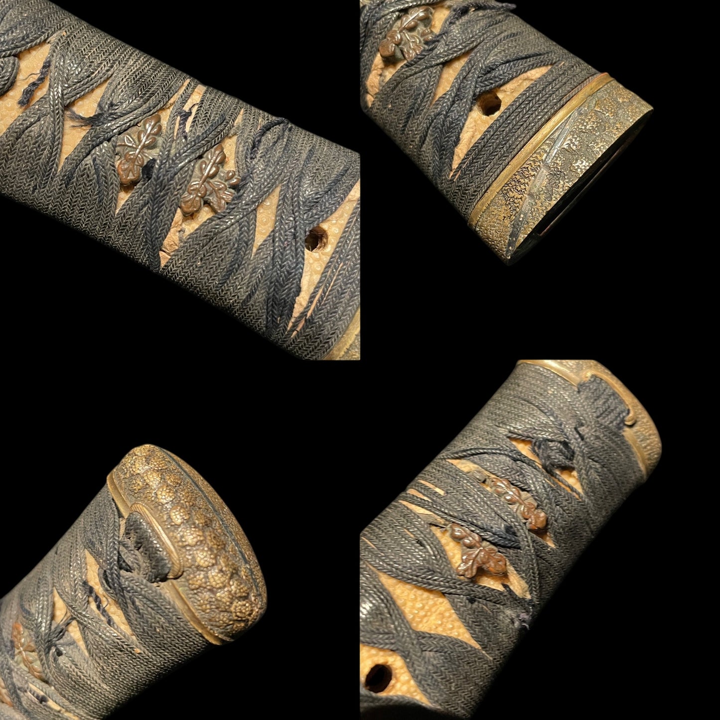 Red Matsushiro Koshirae Tanto, 松代拵短刀, with Kozuka and Kogai, Edo period mumei