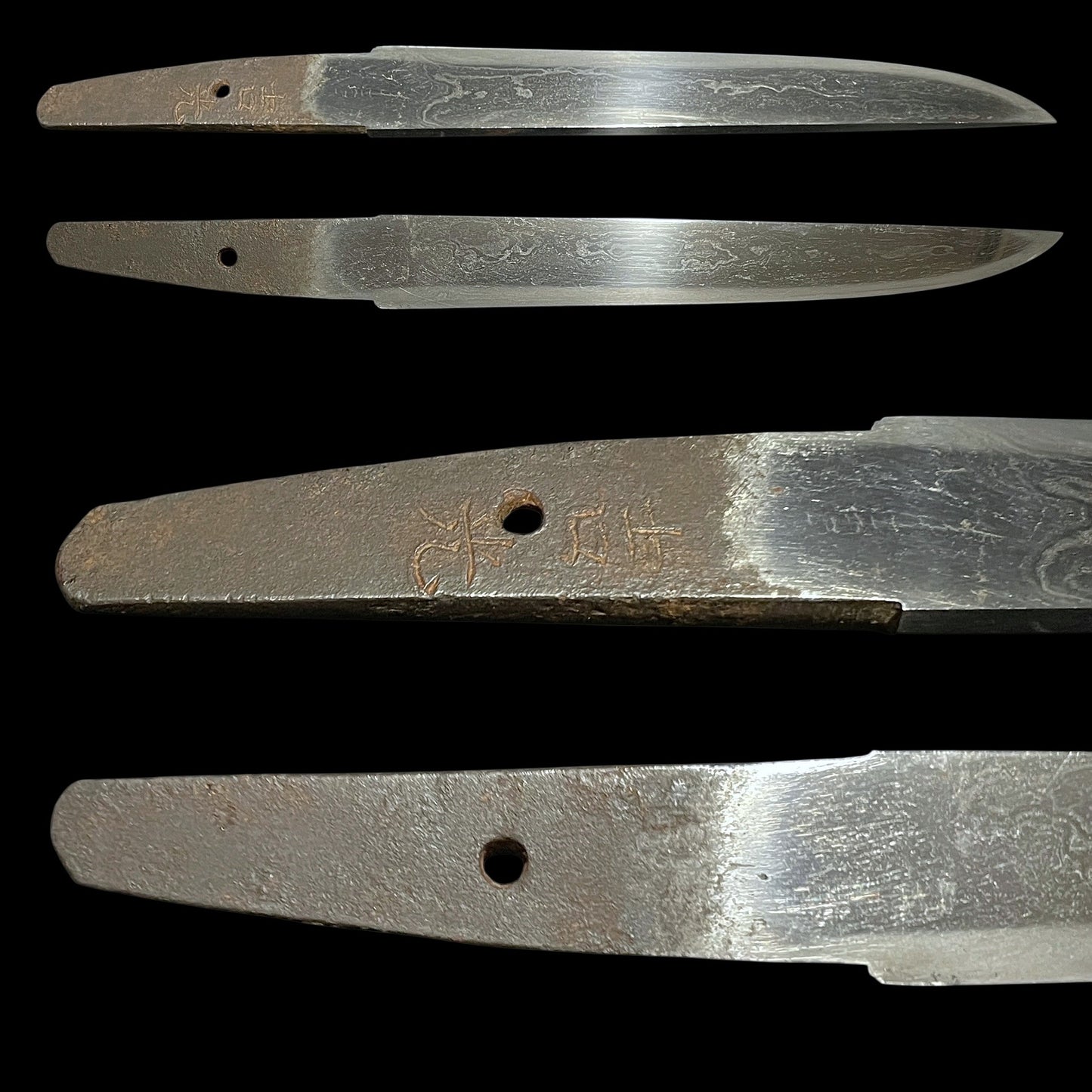 Oodahamono 大肌物 TANTO, Yoshimitsu 吉光 signed, Thick blade, Muromachi period