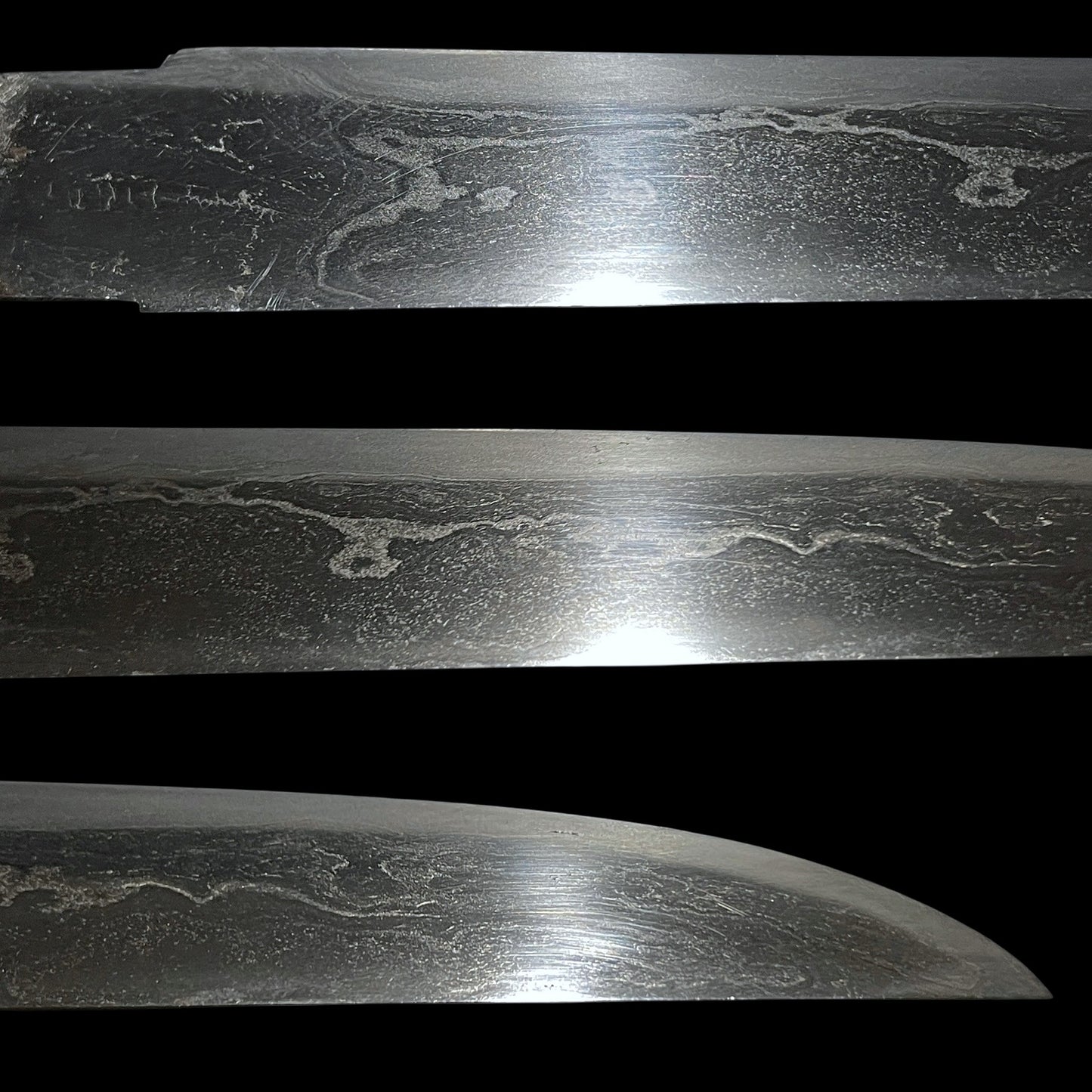 Oodahamono 大肌物 TANTO, Yoshimitsu 吉光 signed, Thick blade, Muromachi period