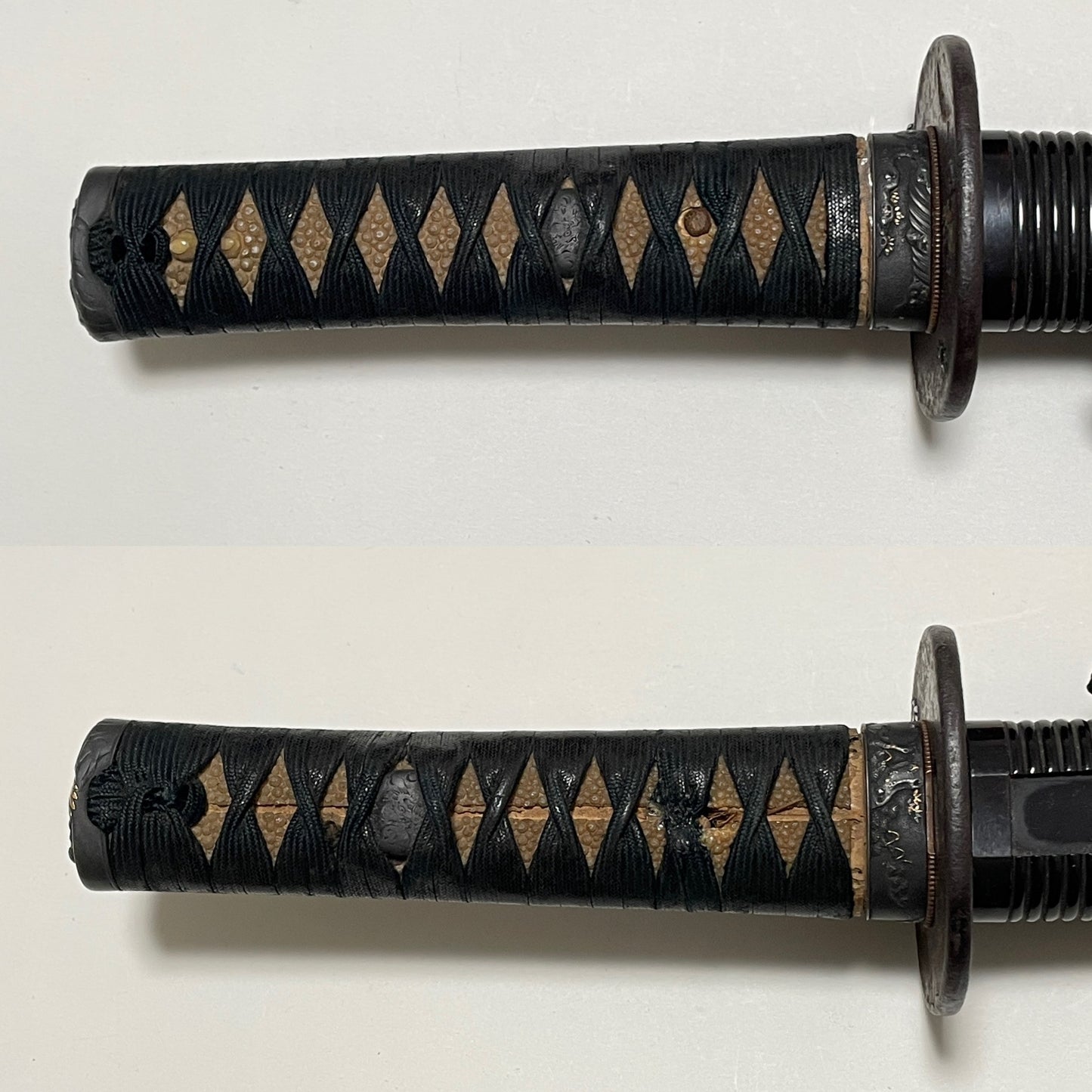 Tengu-Kashira 貞行 Sadayuki signed Wakizashi, Tsuchiya Shomin 土屋正珉 signed Fuchi