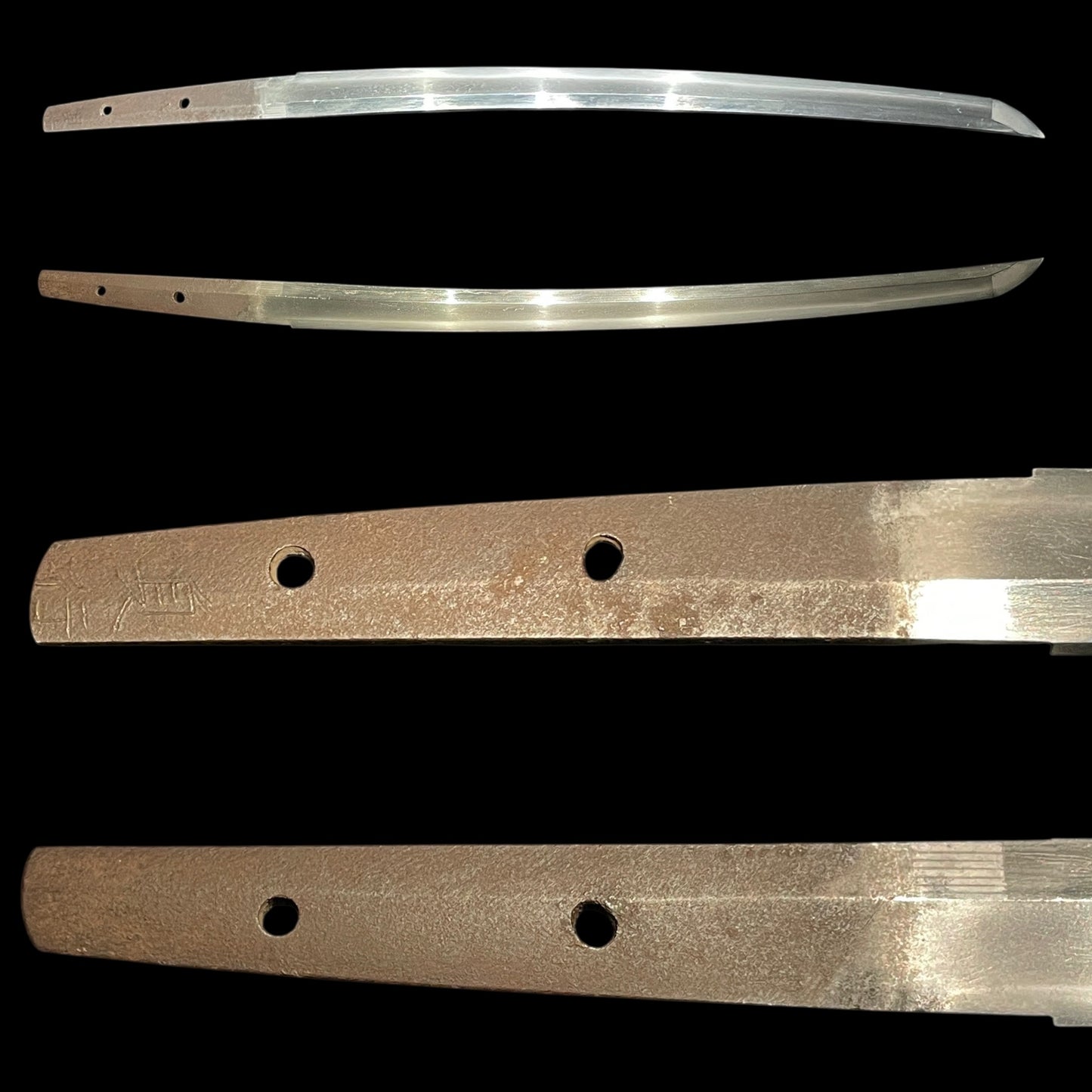 Tengu-Kashira 貞行 Sadayuki signed Wakizashi, Tsuchiya Shomin 土屋正珉 signed Fuchi