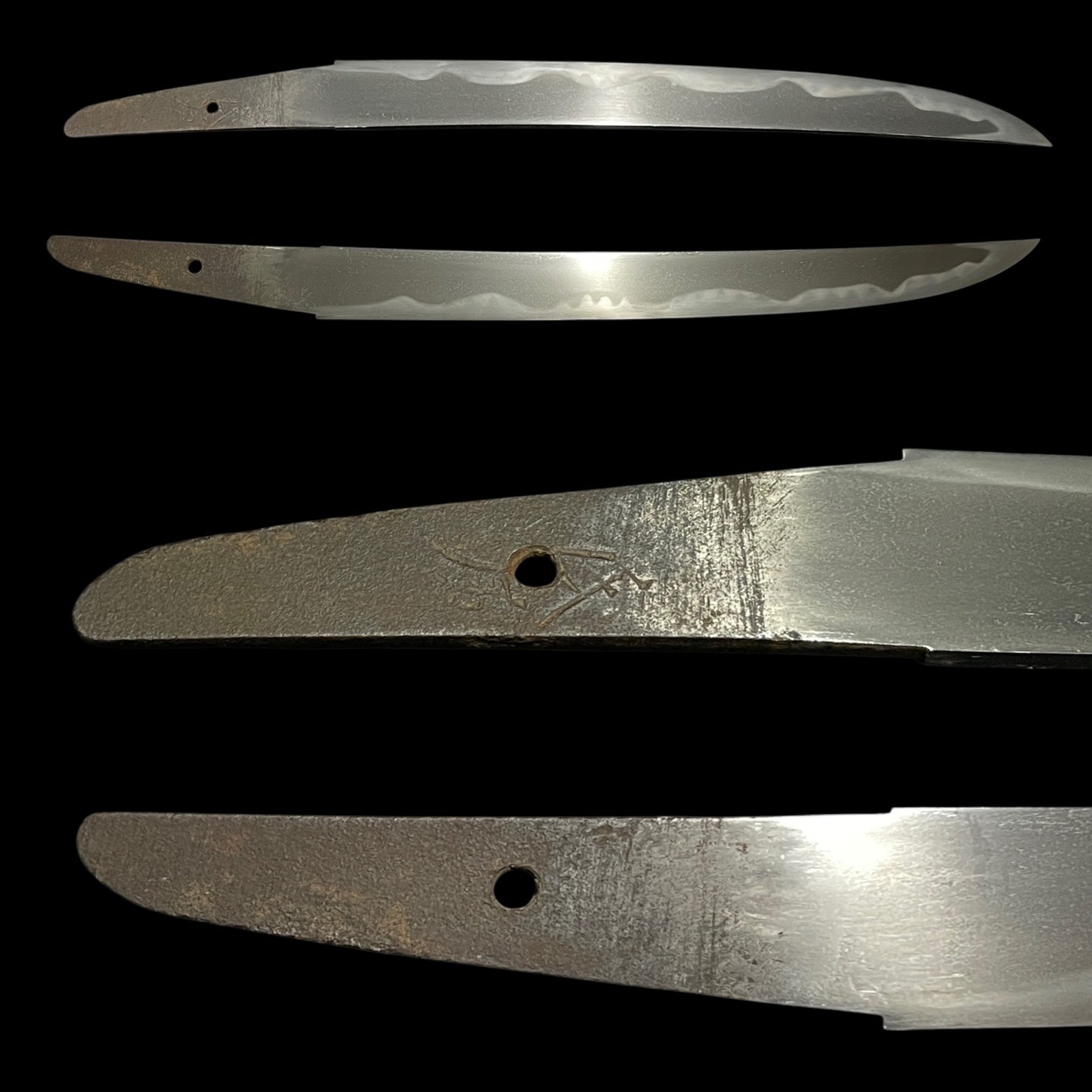 印籠刻鞘拵 Inrokizamisaya Koshirae, Ujifusa 氏房 signed TANTO, Muromachi period