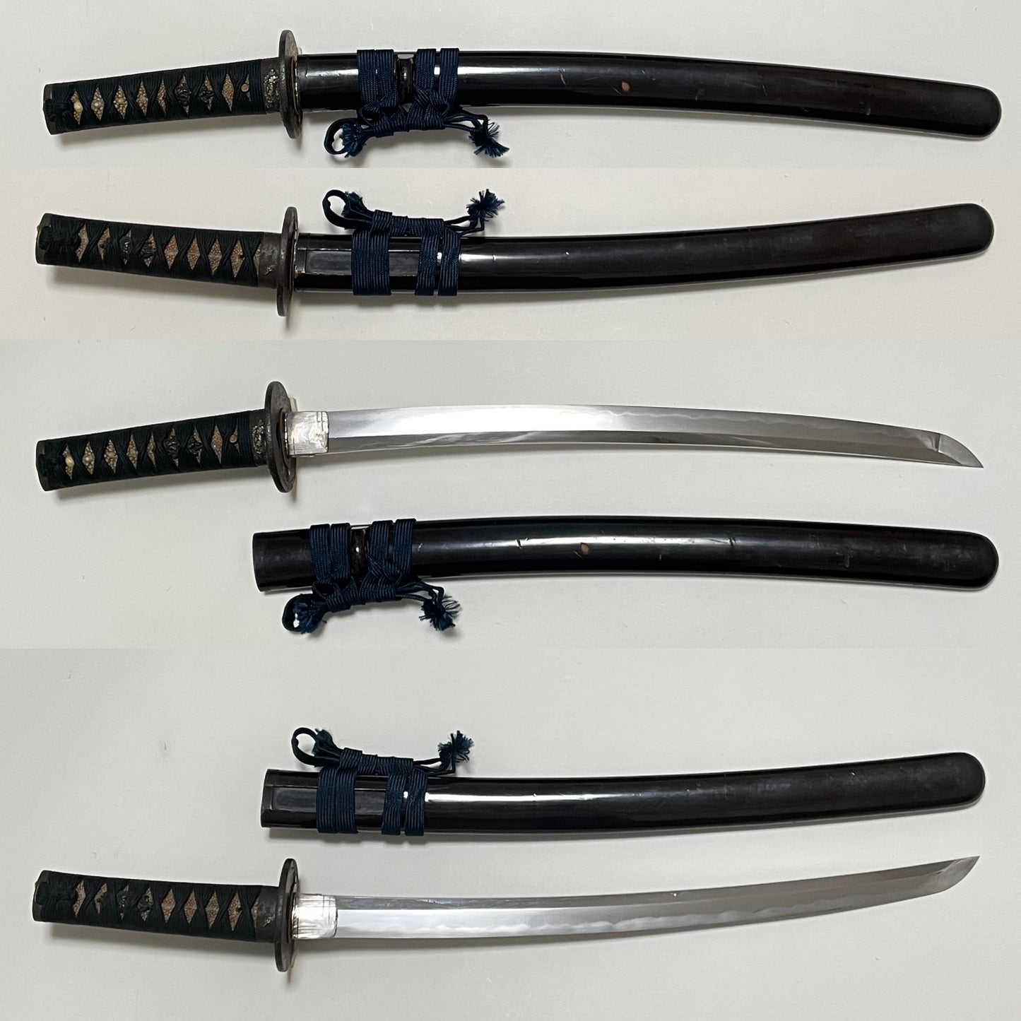 Peony Fittings Takada 高田 Wakizashi, Early Edo period, NBTHK Certificate