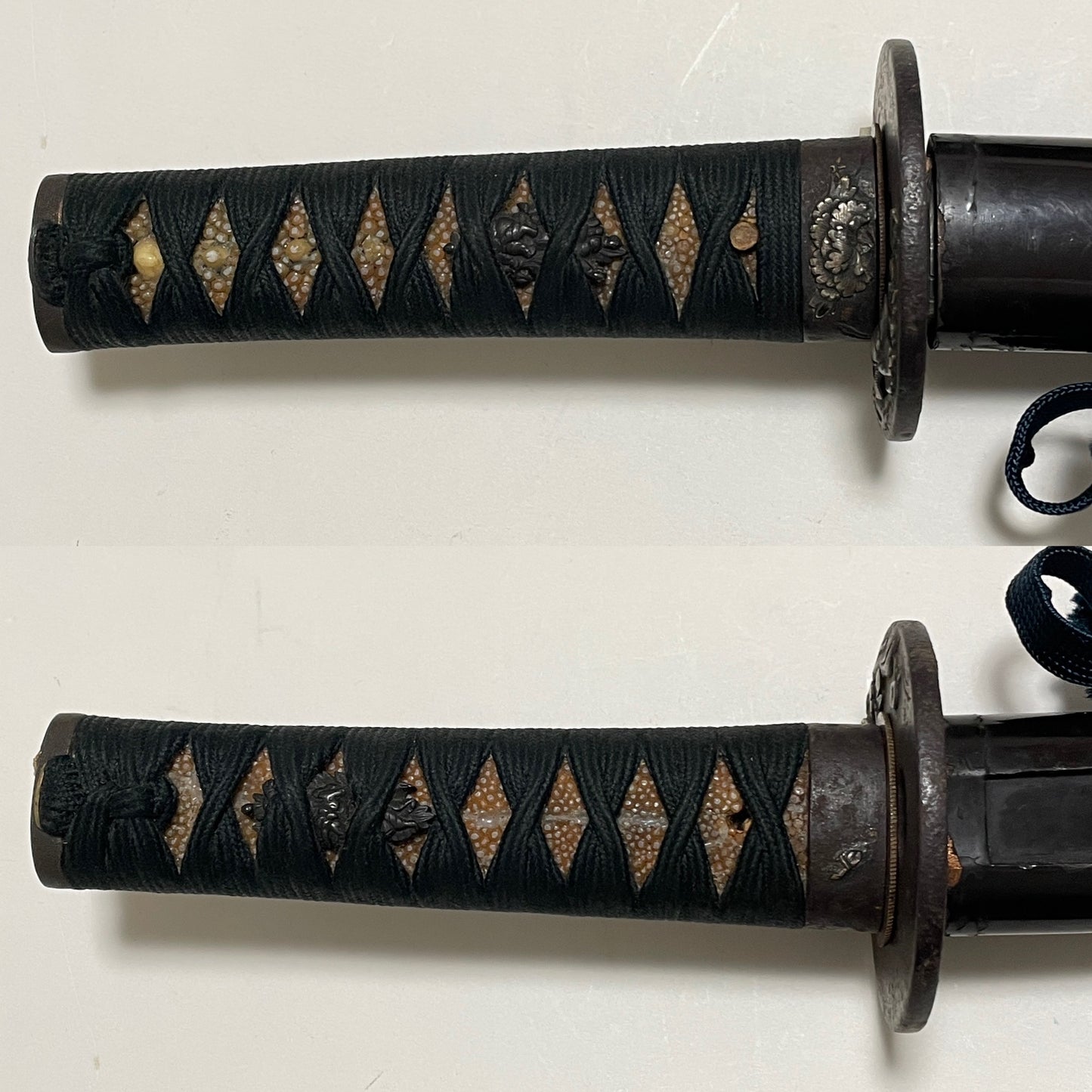 Peony Fittings Takada 高田 Wakizashi, Early Edo period, NBTHK Certificate