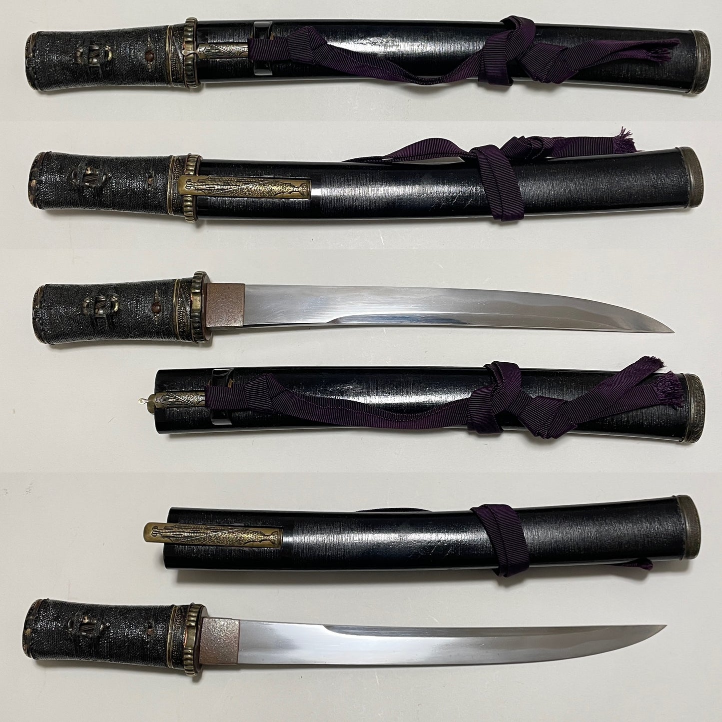 Unokubi-Zukuri 鵜首造, Matsushiro Koshirae TANTO 松代拵短刀, with Kozuka Kogai, Edo period