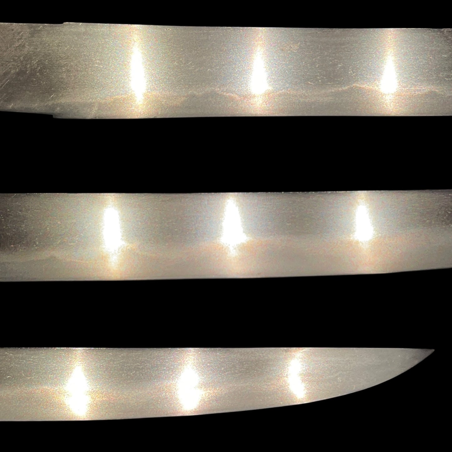 Horse Menuki Black TANTO, Hirazukuri Blade, Edo period mumei