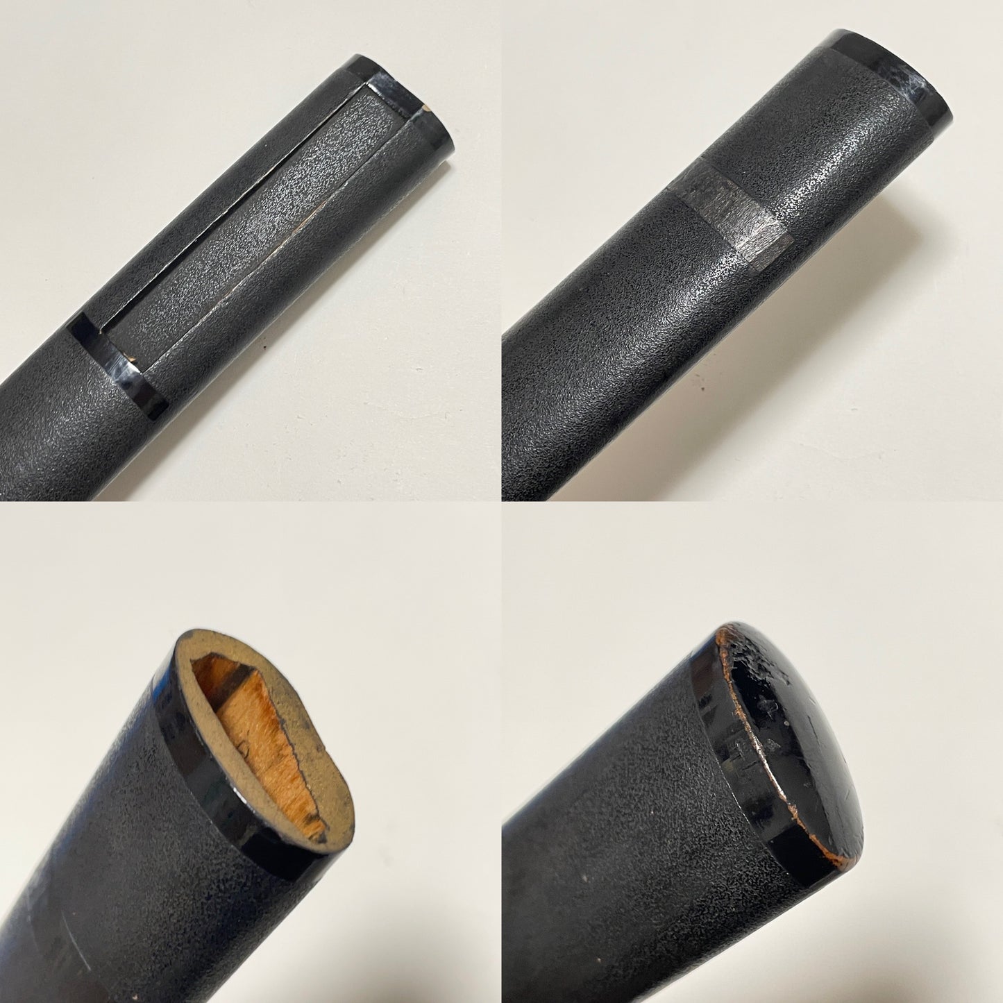 Horse Menuki Black TANTO, Hirazukuri Blade, Edo period mumei