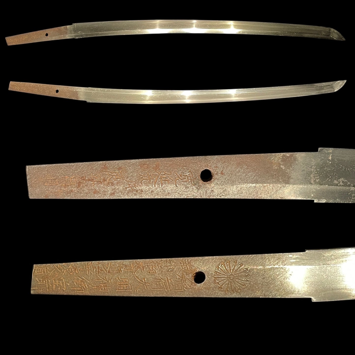 Honoto 奉納刀, Ominokami Hisamichi 1748s signed Wakizashi, Horse Fittings