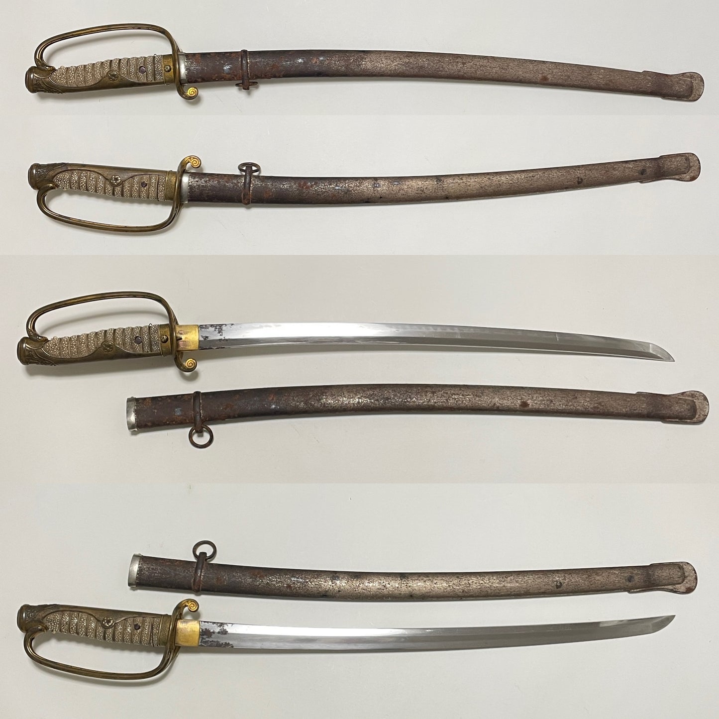 Kyu GUNTO 旧軍刀, Sabre Style Imperial Japanese Army Sword, WW1-WW2