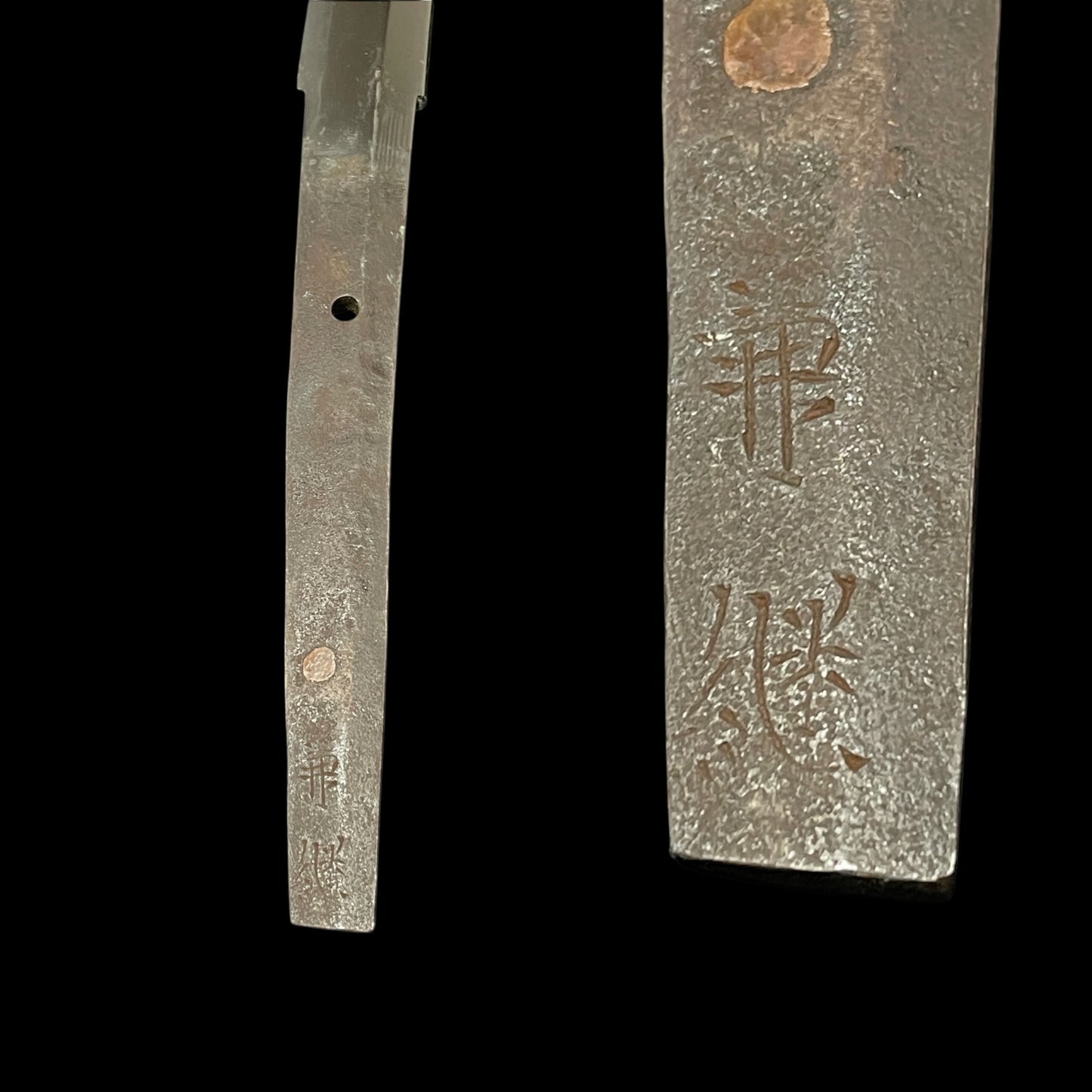 Kanetsugu 兼継 signed Red KATANA, Wide and Thick blade, Edo period