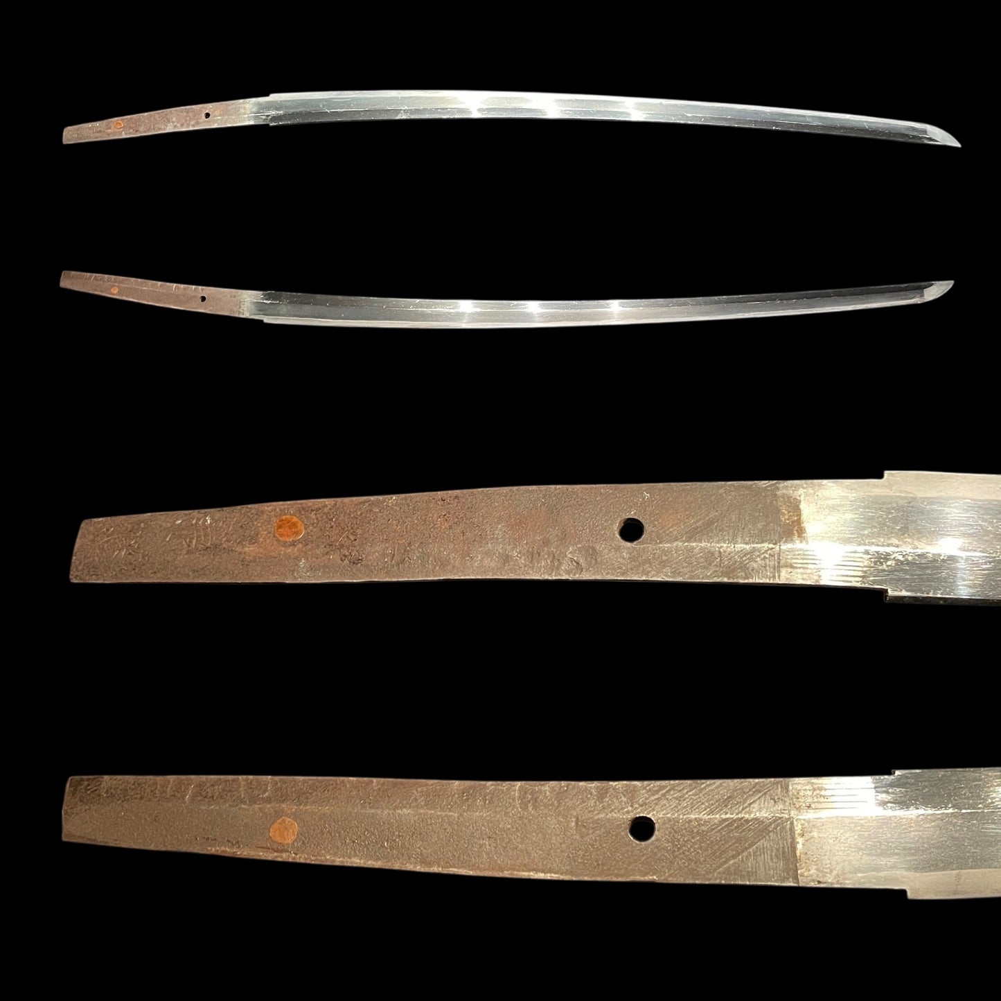 Kanetsugu 兼継 signed Red KATANA, Wide and Thick blade, Edo period