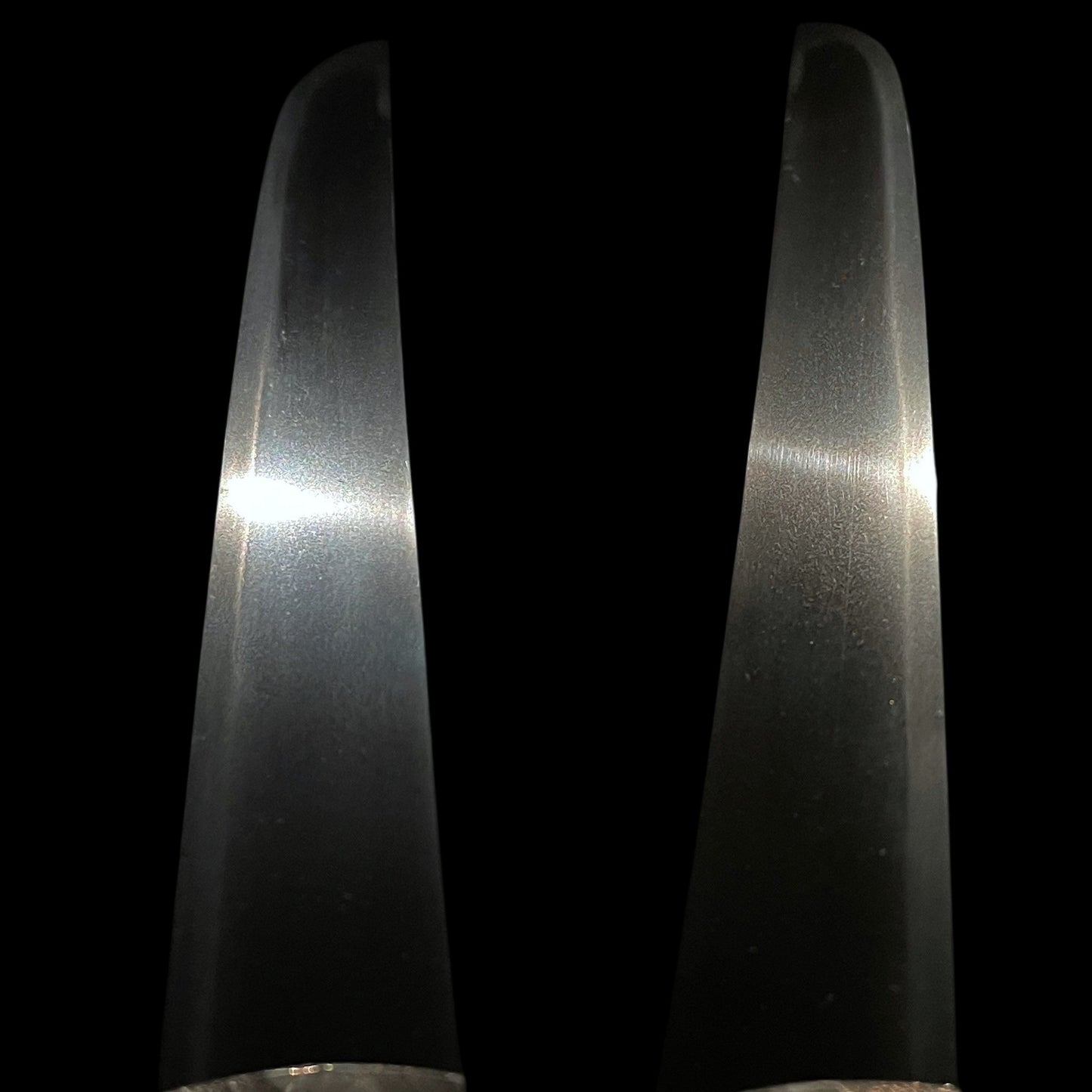 Deer Fuchikashira Thick TANTO, with Kozuka Kogai, Late Edo period mumei