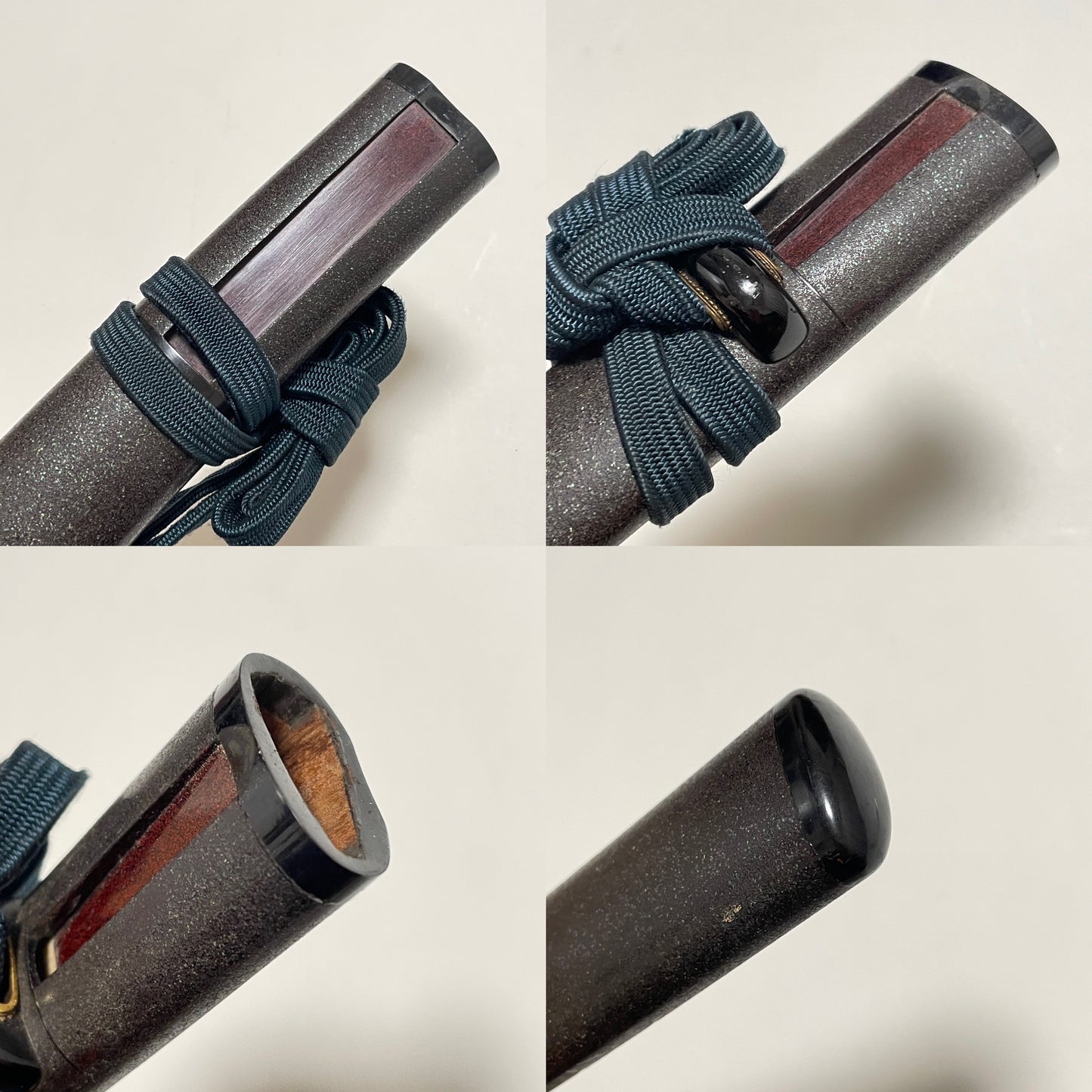 Deer Fuchikashira Thick TANTO, with Kozuka Kogai, Late Edo period mumei