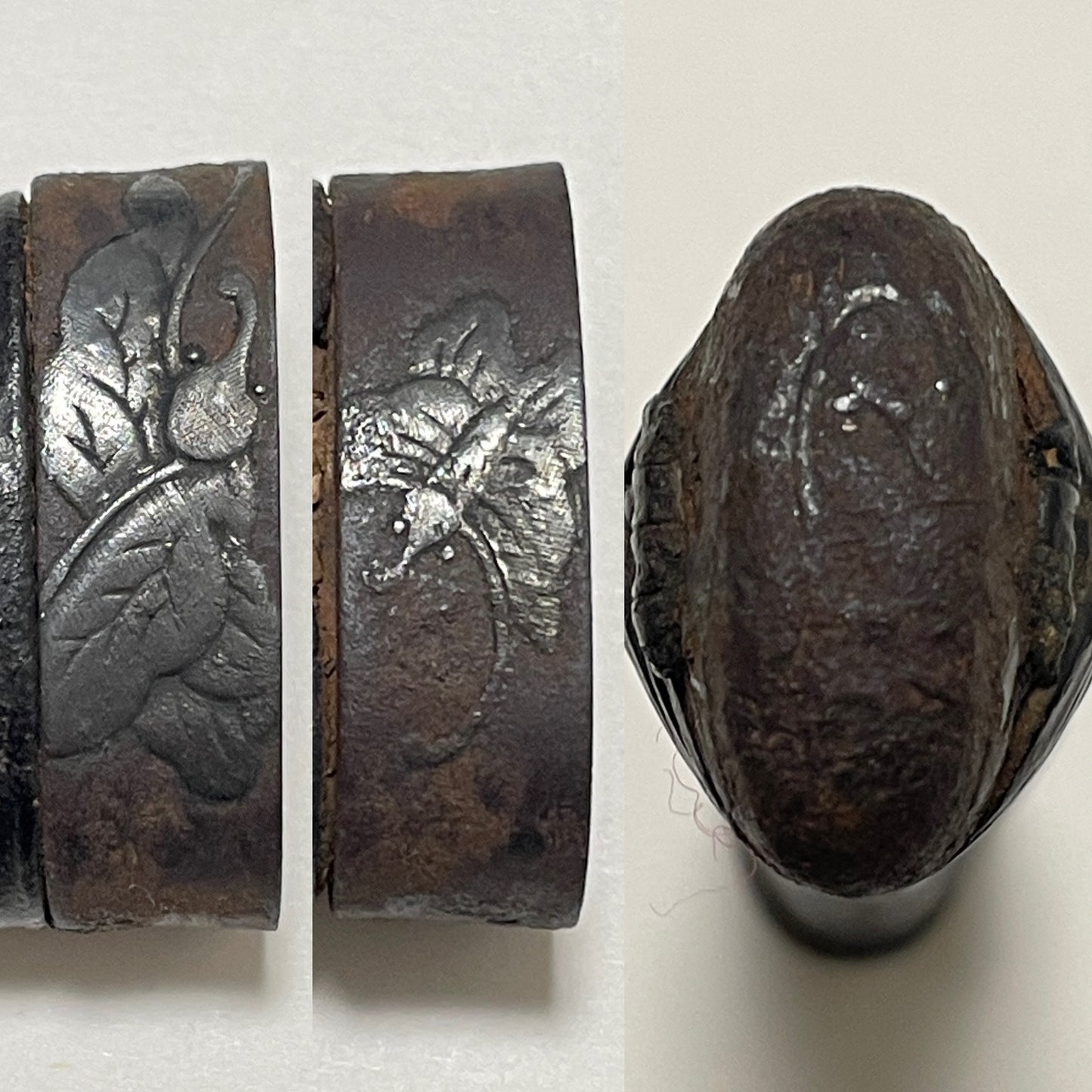 Butterfly Fittings Long Wakizashi, Kozuka Kogai, Rugged Blade, Edo period mumei