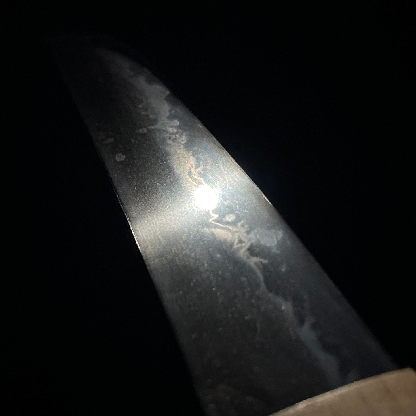 Bold Hamon TANTO, Thick blade, Edo period mumei