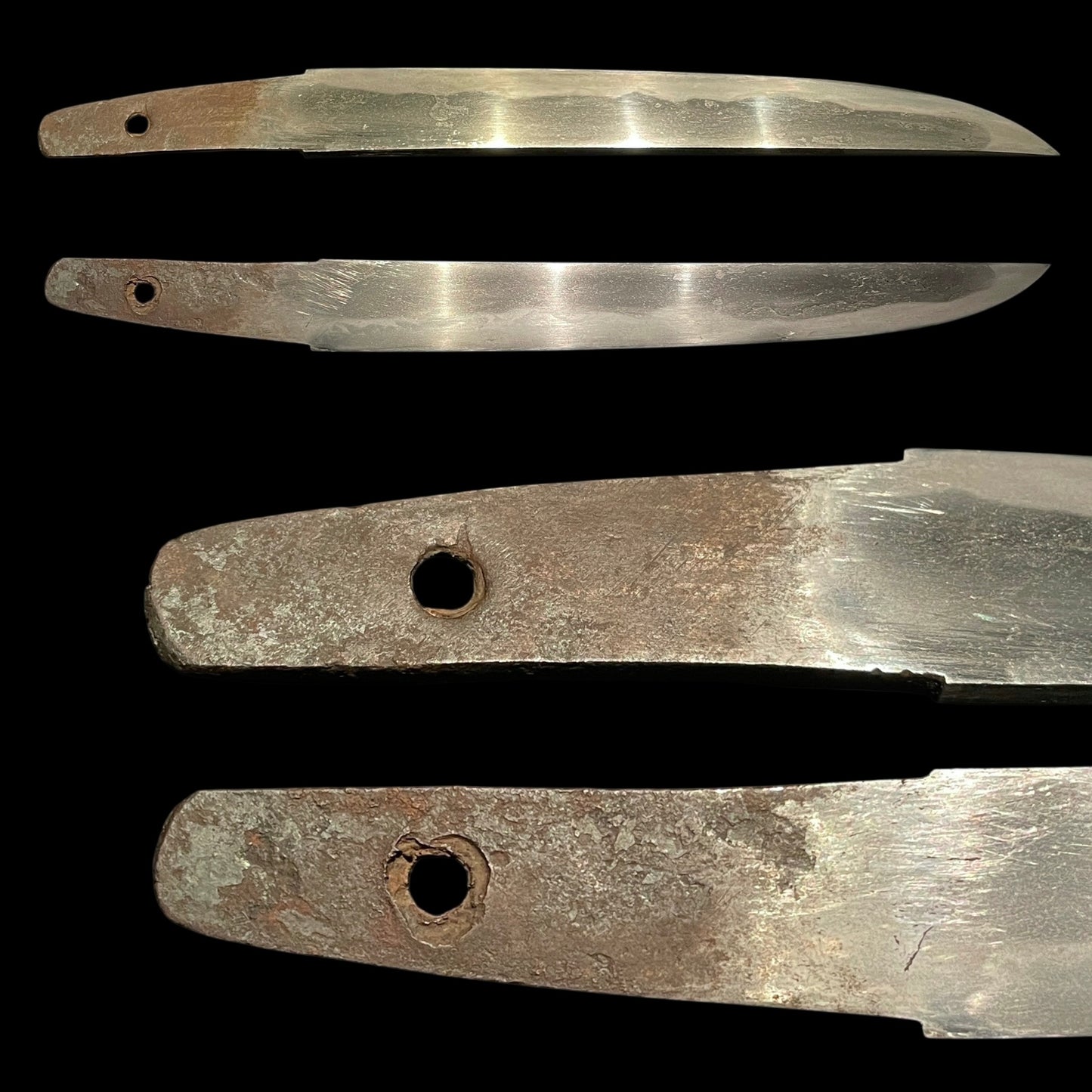 Bold Hamon TANTO, Thick blade, Edo period mumei