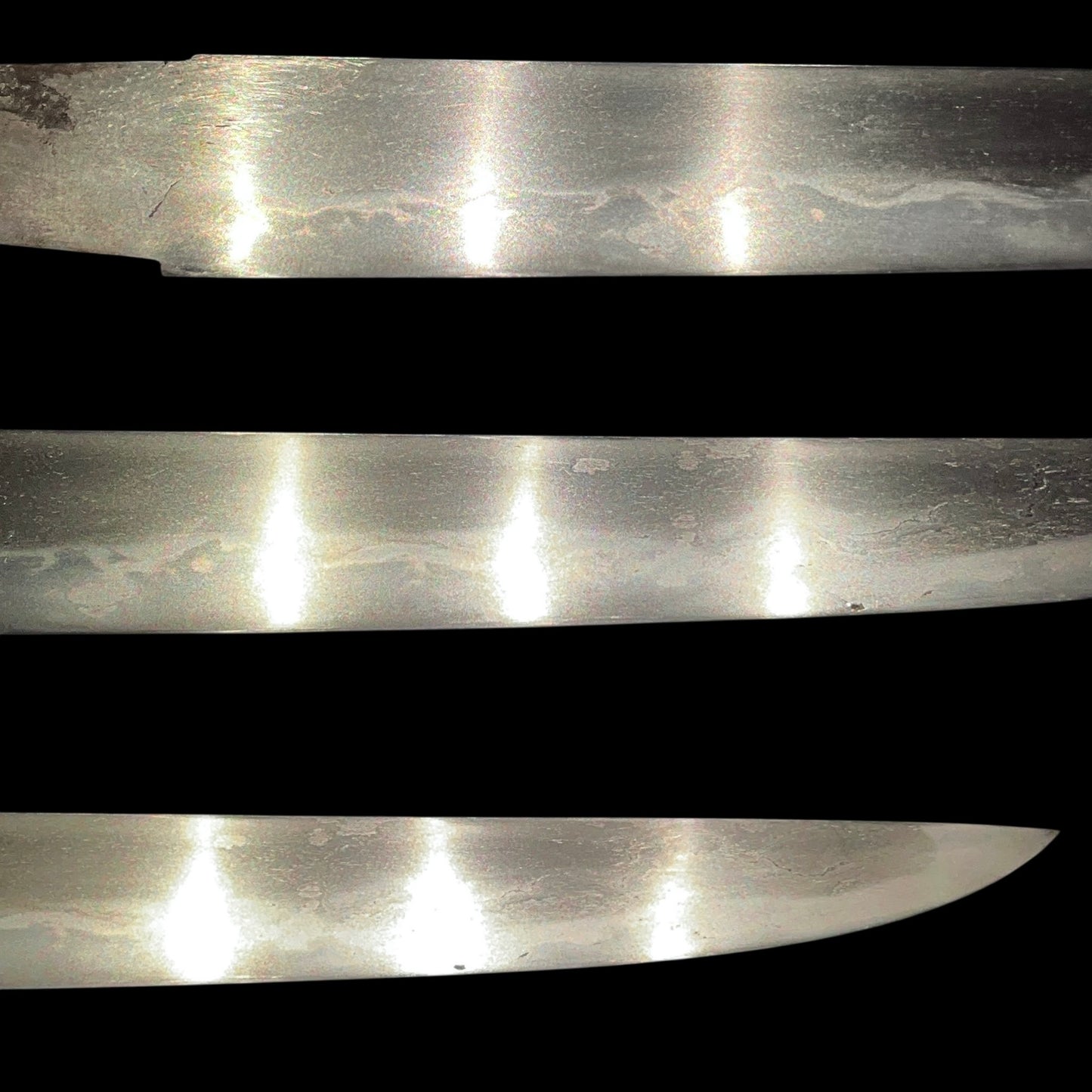 Bold Hamon TANTO, Thick blade, Edo period mumei