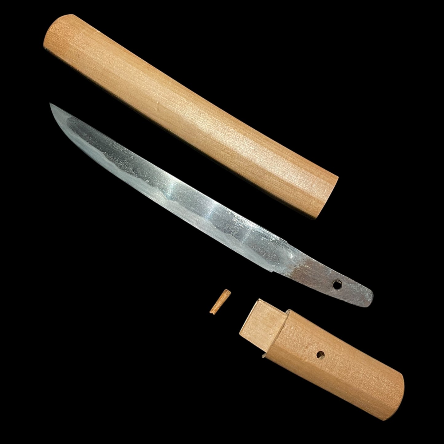 Bold Hamon TANTO, Thick blade, Edo period mumei