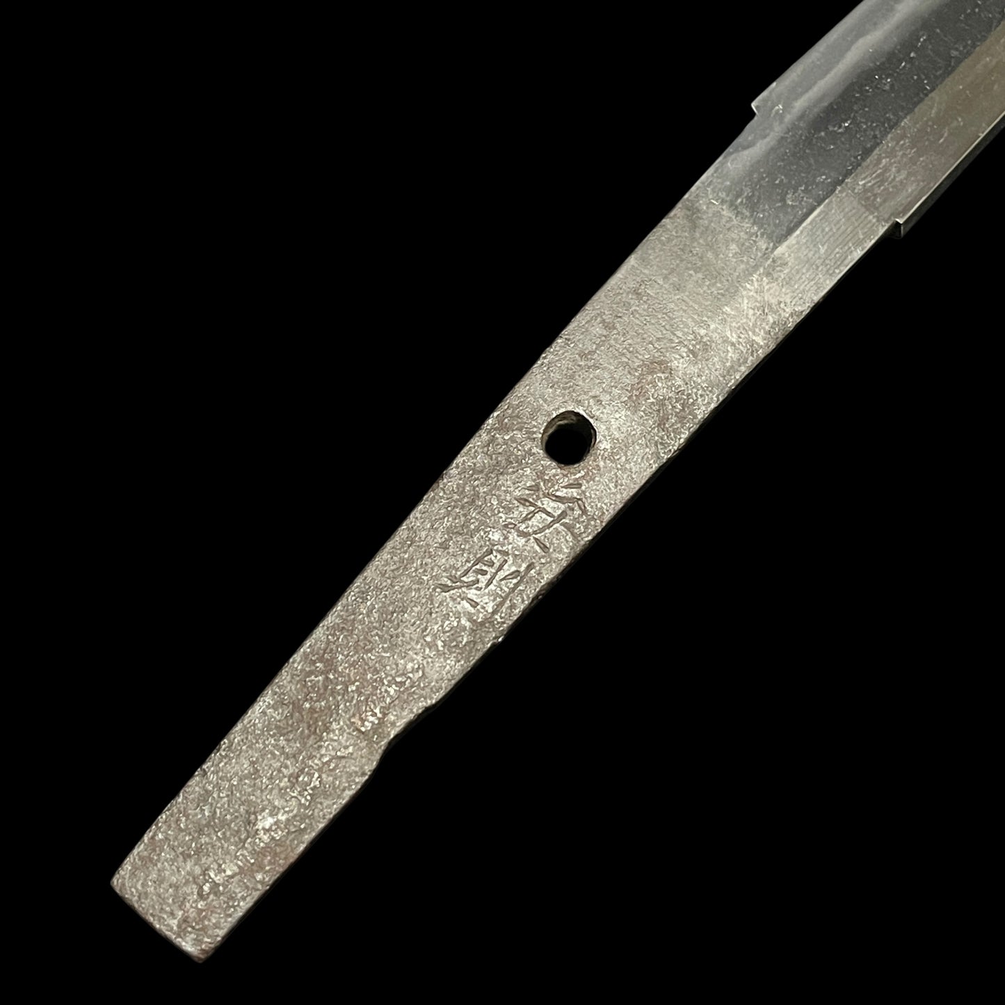 Long Nagamaki Naoshi Style Wakizashi, Yasunori 安則 signed, KOTO Muromachi period