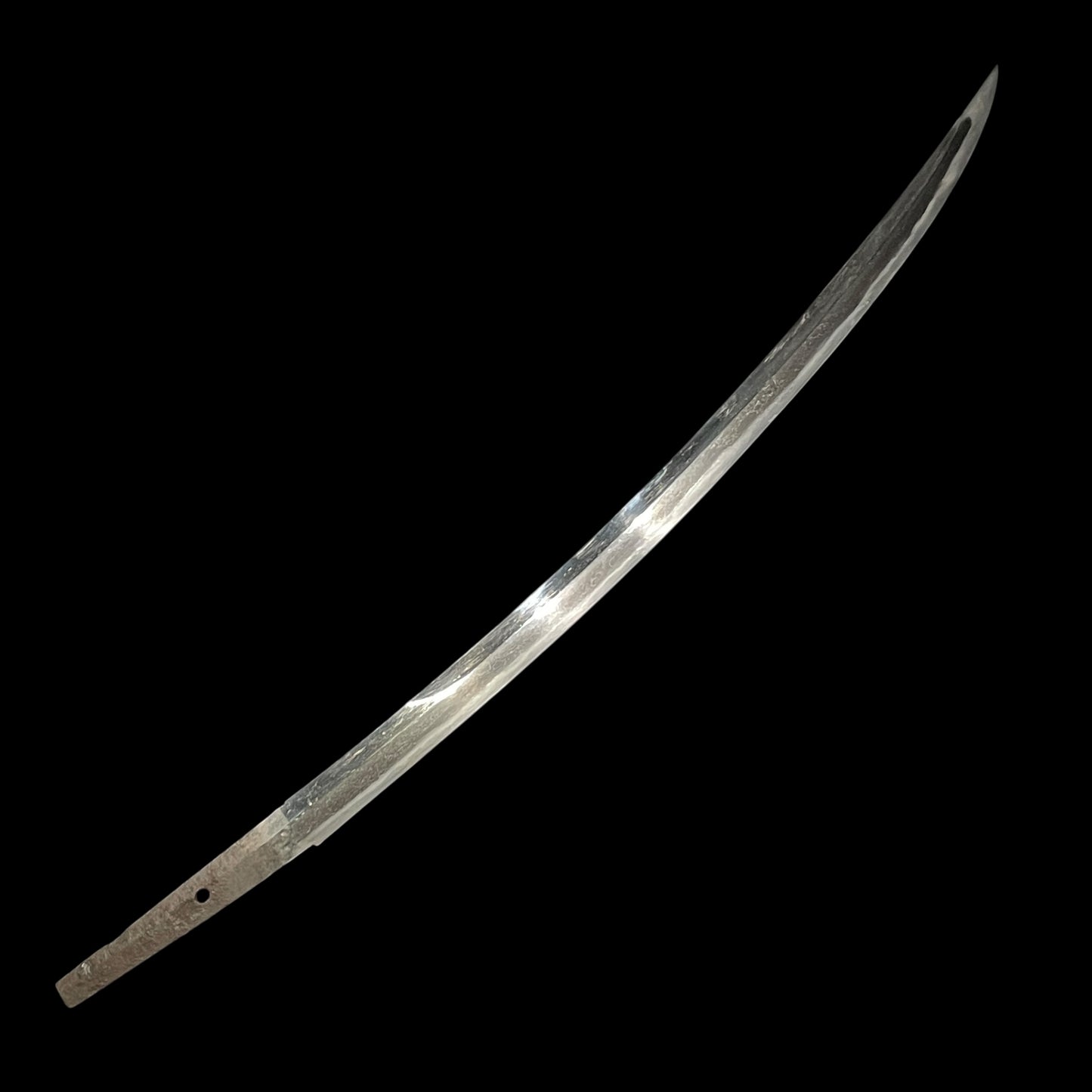 Long Nagamaki Naoshi Style Wakizashi, Yasunori 安則 signed, KOTO Muromachi period